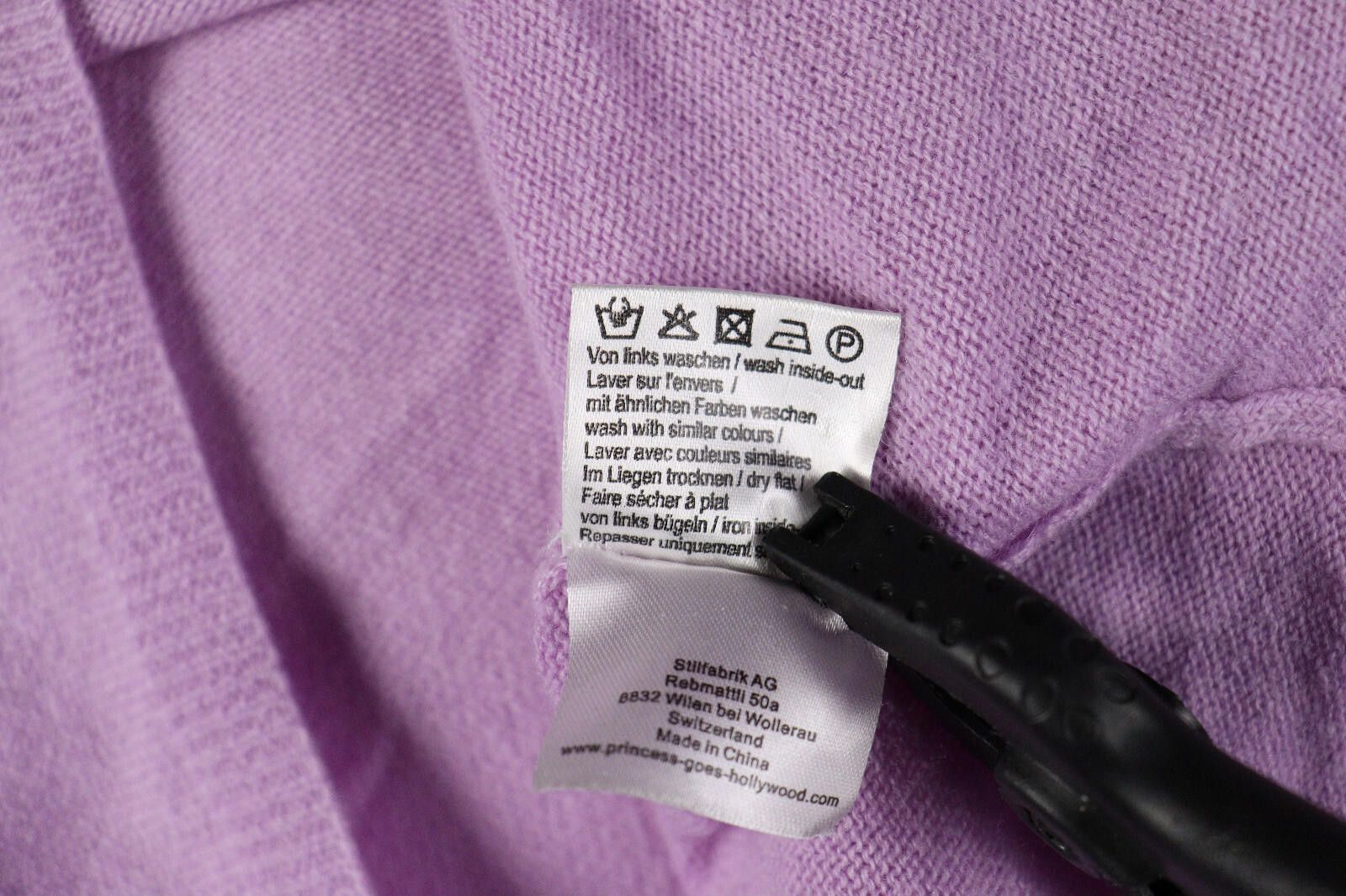 Designer Princess Goes Hollywood Pink Cashmere Knit Sweater Size 40 Size M / US 6-8 / IT 42-44 - 12 Thumbnail