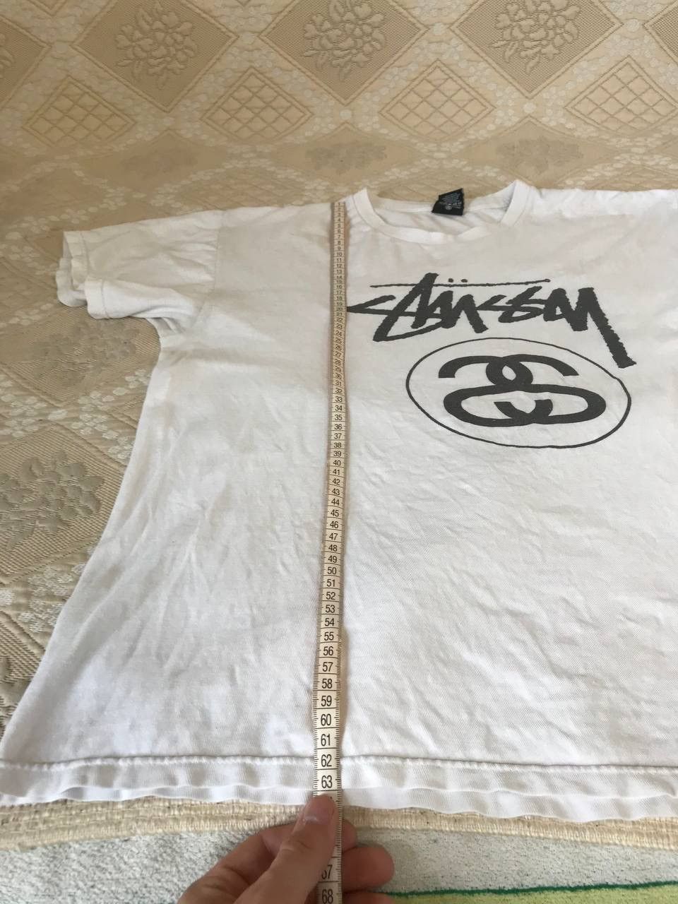 Stussy 🔥 00s Vintage Stussy Big Logo T Shirt Skate White Japan Size US S / EU 44-46 / 1 - 12 Thumbnail
