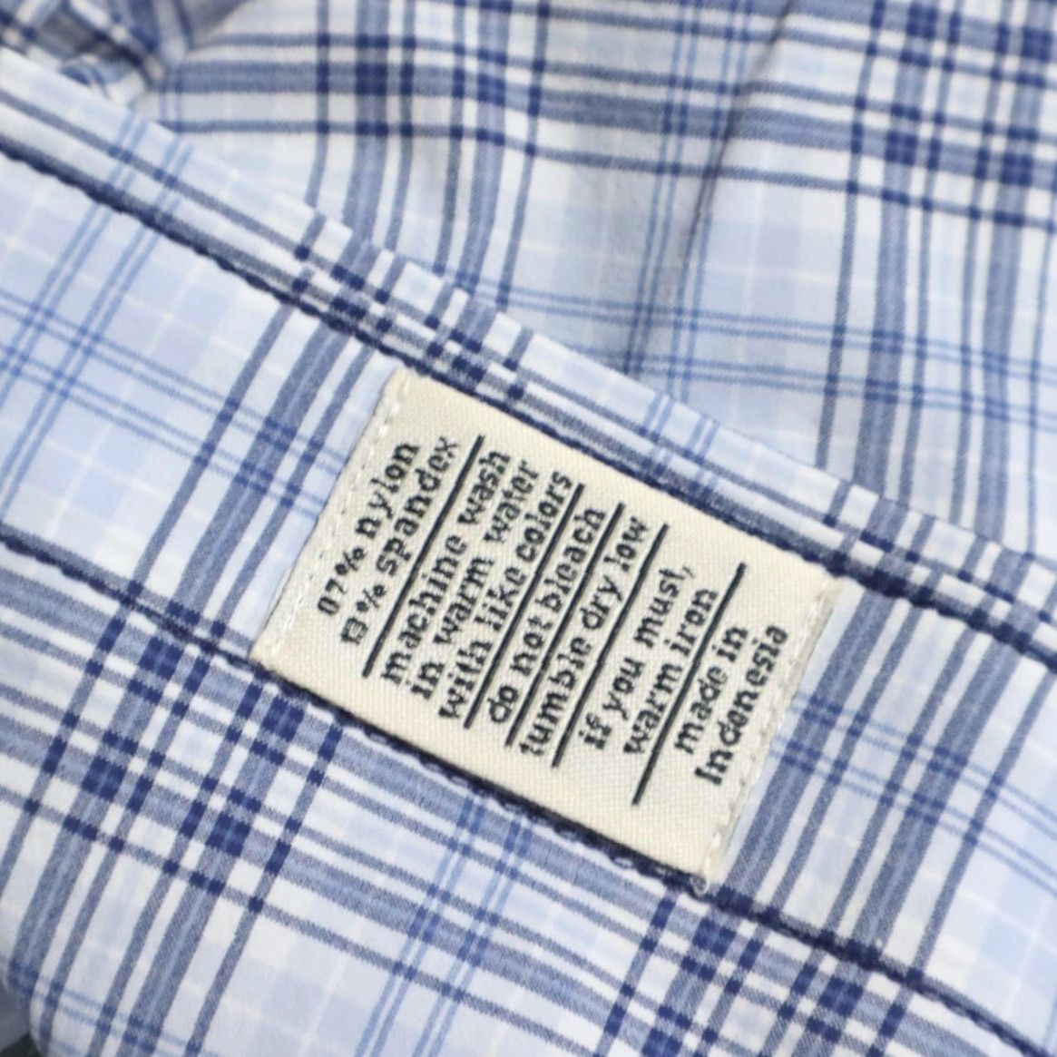 Denime Genteal Greer Litetec Untucked Plaid Denim Shirt L Men Long Sleeve Button Down Shirt Size US L / EU 52-54 / 3 - 7 Thumbnail