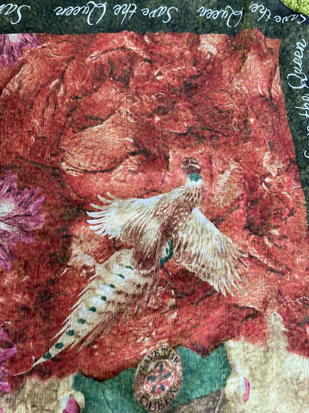 Other Save the Queen 100% silk avant garde Y2K signed scarf Size ONE SIZE - 10 Thumbnail