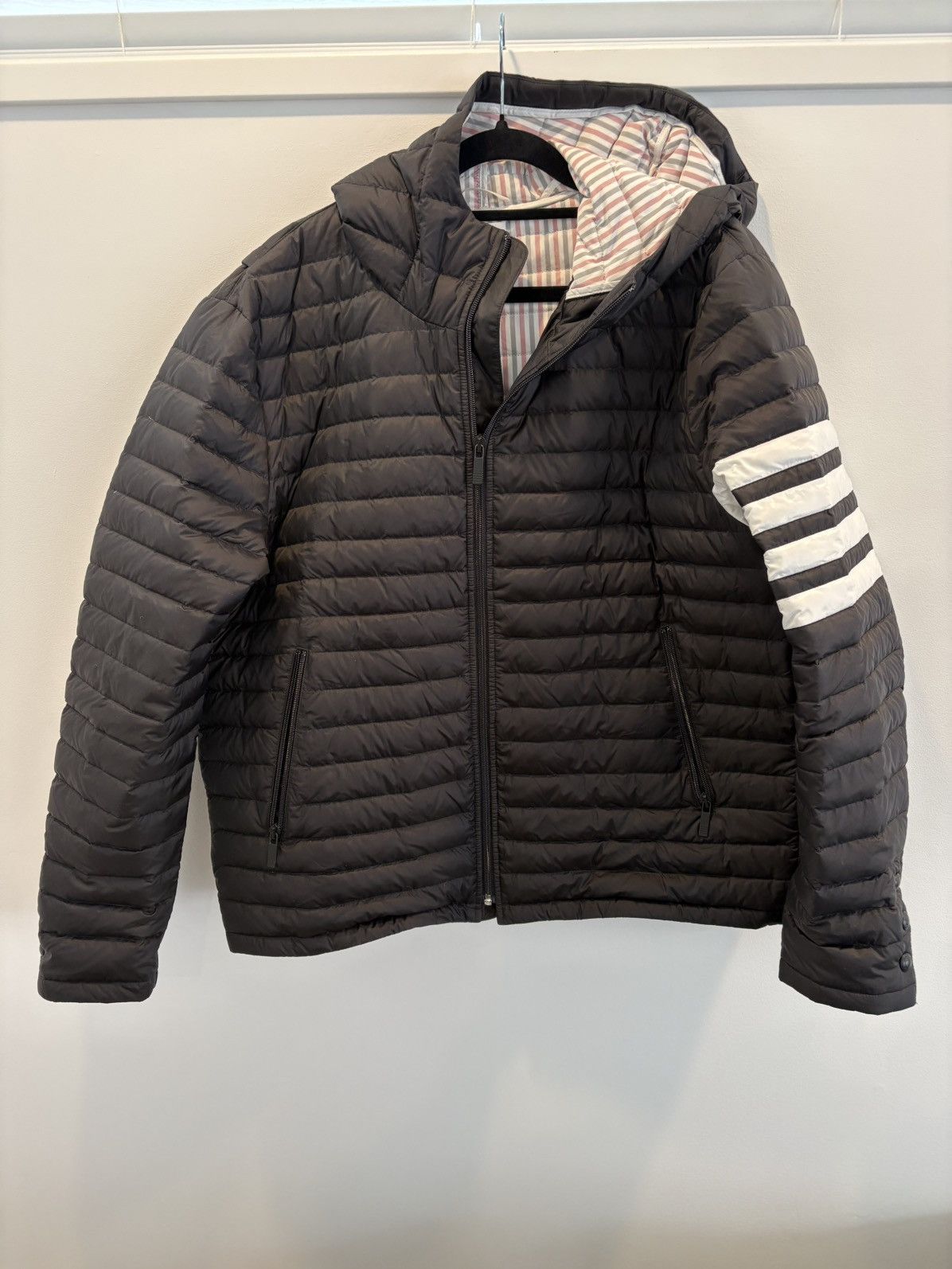 Thom Browne Quilter lightweight hooded puffer Size US M / EU 48-50 / 2 - 1 Thumbnail
