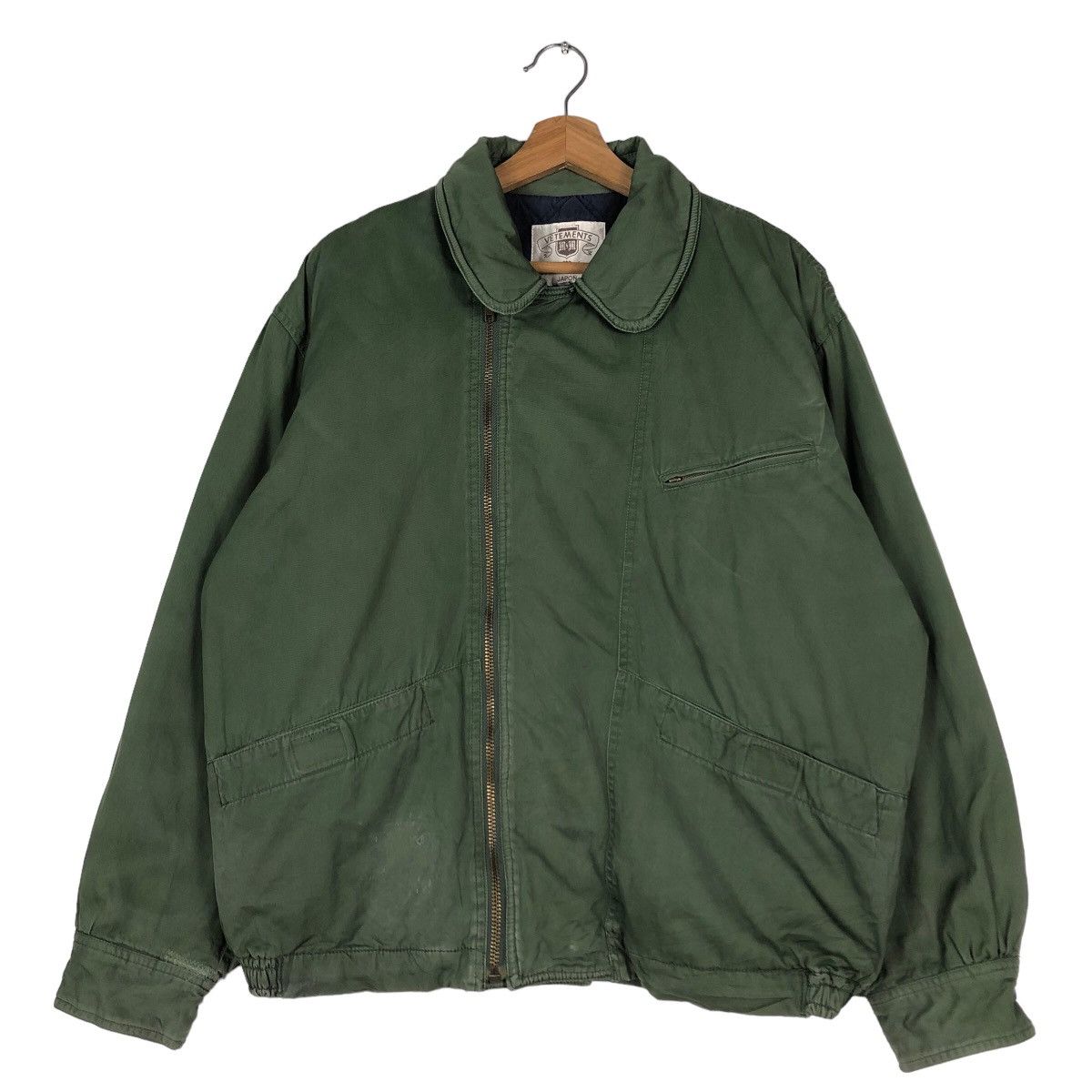 Japanese Brand 🔥Vintage Bomber Jacket Military Vetements Men Melrose Japan Size US M / EU 48-50 / 2 - 1 Thumbnail