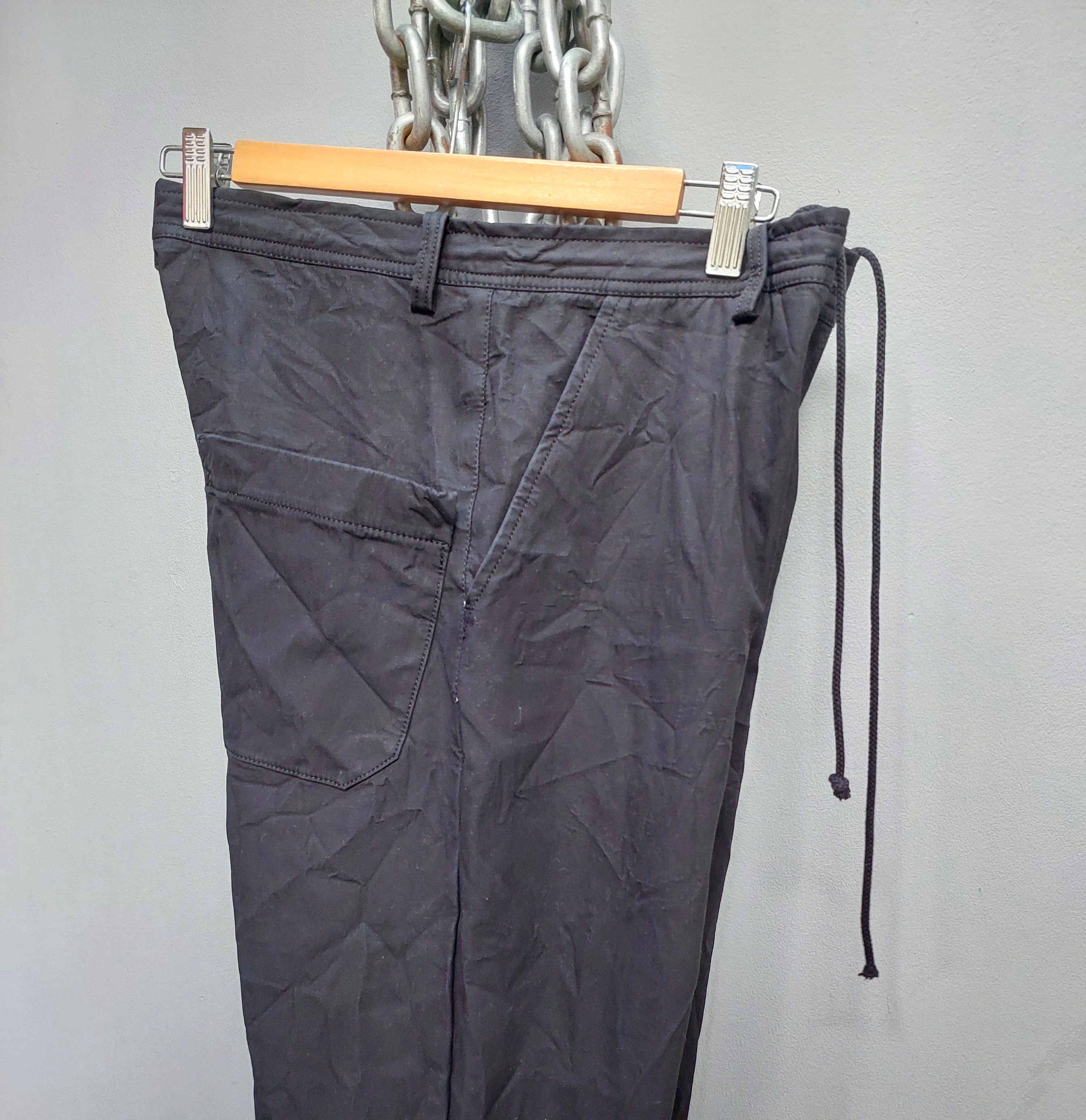 Y's × Y's for Men × Yohji Yamamoto Y's x Yohji Yamamoto Black Utility Tapered Pants Size US 33 - 5 Thumbnail