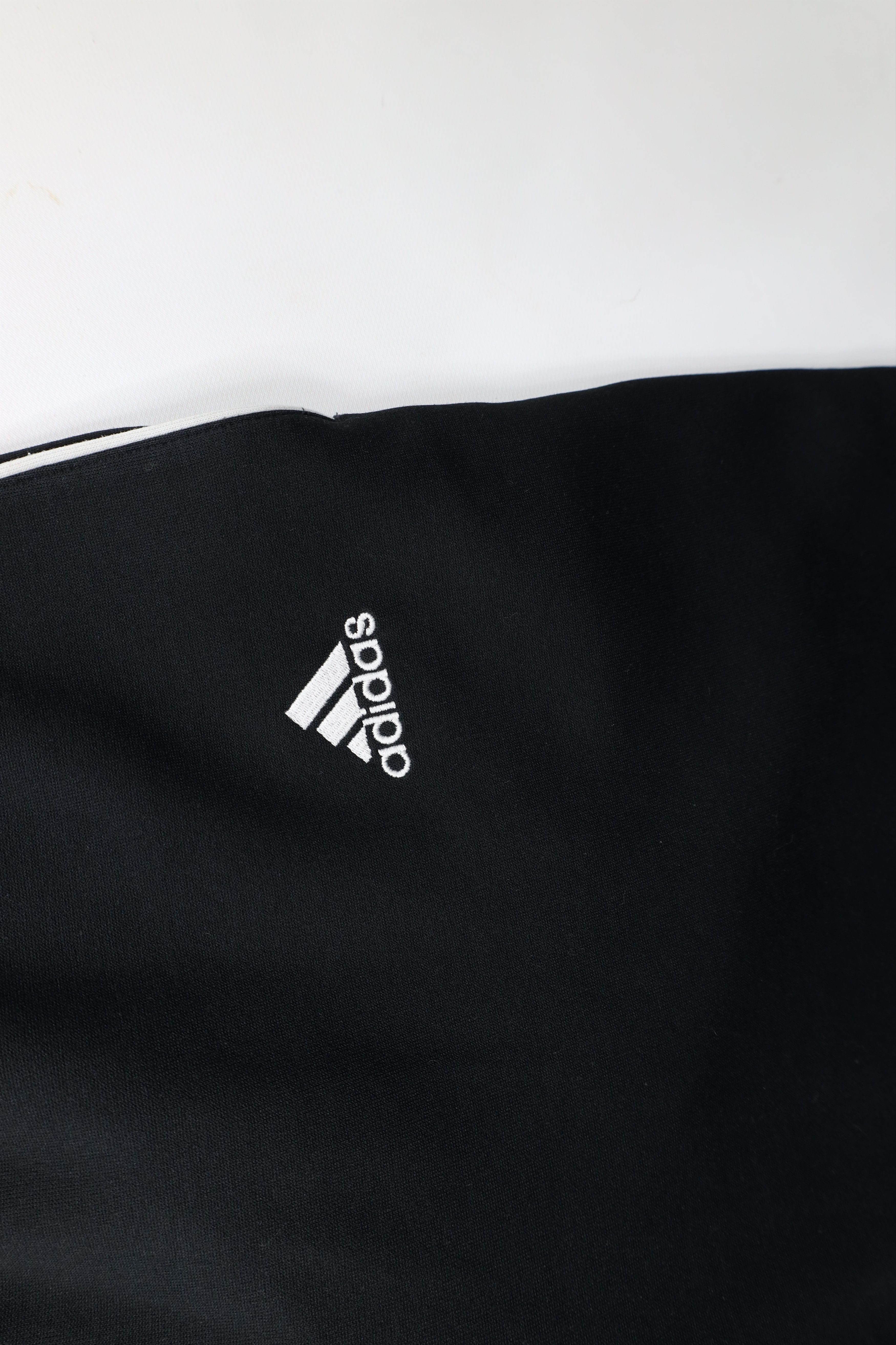 Adidas × Vintage Vintage 90s Adidas Tapered Leg Warm Up Soccer Pants Black Size US 32 / EU 48 - 8 Thumbnail