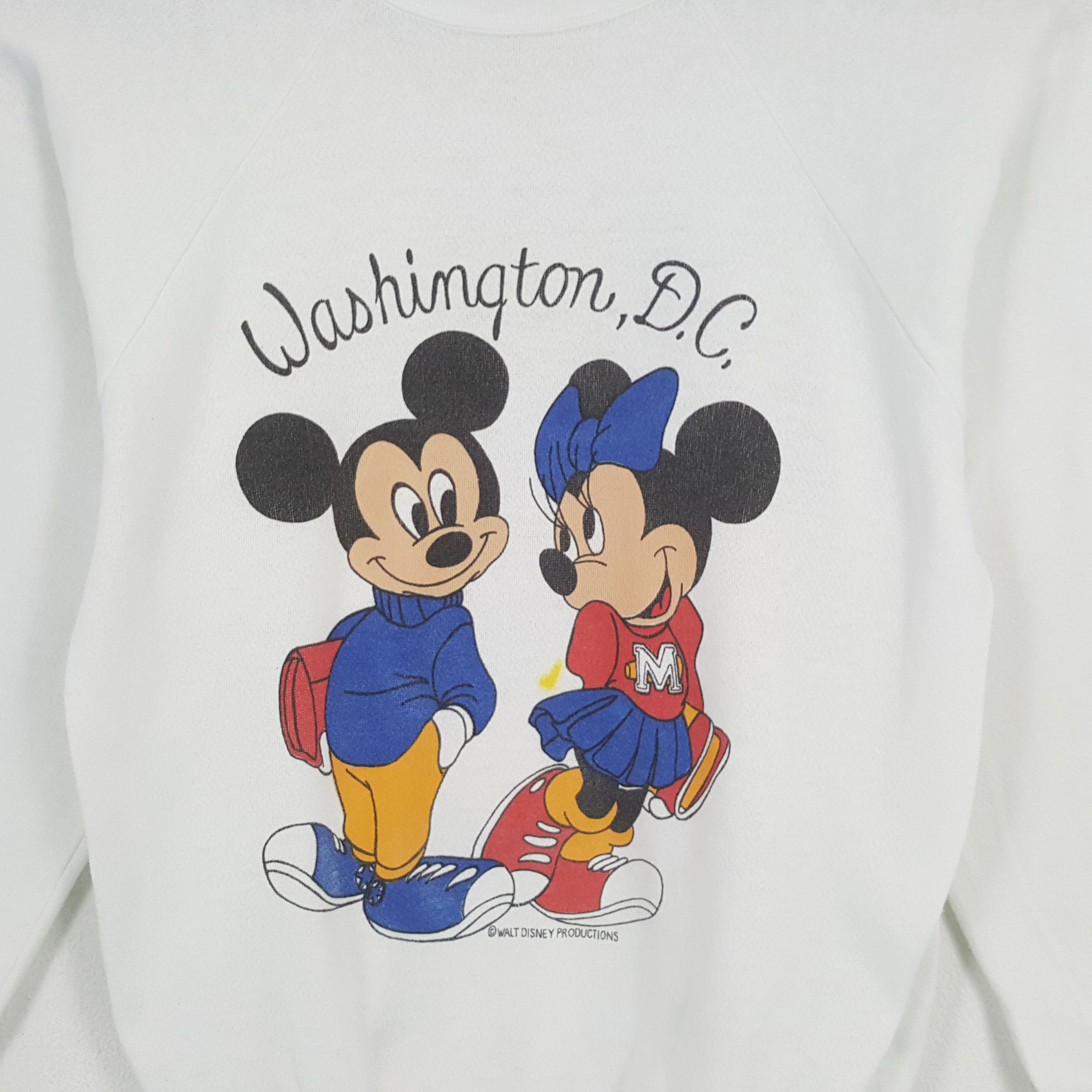 Disney × Mickey Mouse × Vintage DISNEY MICKEY MOUSE Washington DC Vintage Sweatshirt Size US M / EU 48-50 / 2 - 2 Thumbnail