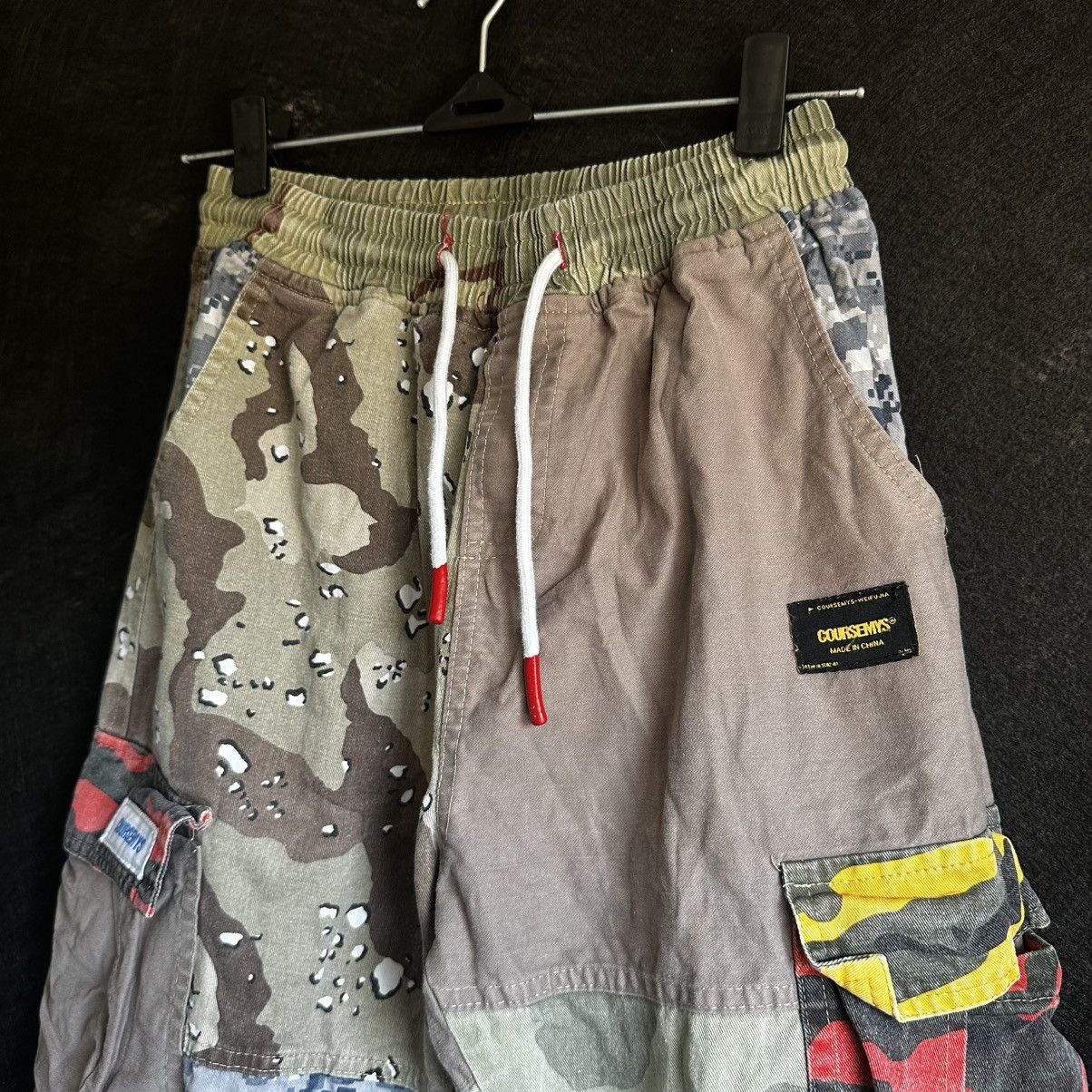 Japanese Brand Coursemys Pants Multicolor Camo Size US 35 - 3 Thumbnail