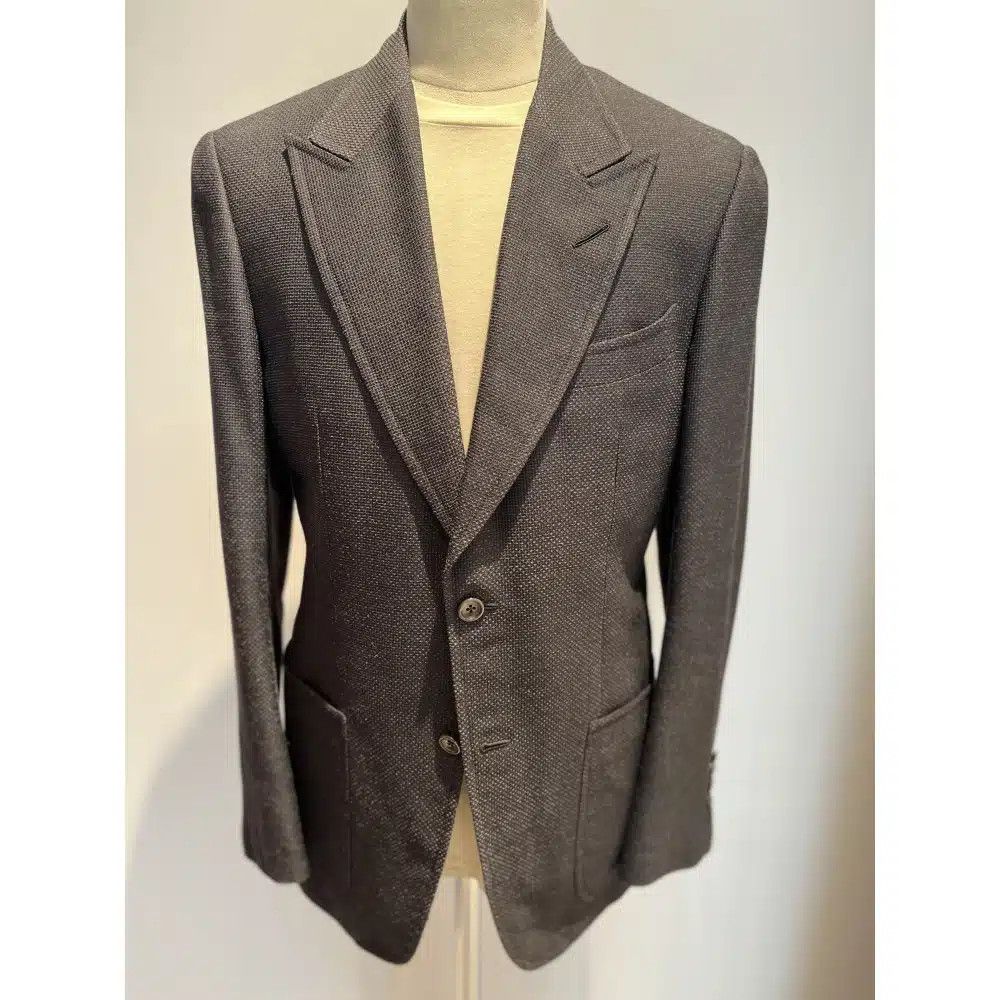 Tom Ford o1sndg0825 15DD40 Single Breast Blazer in Brown Size US M / EU 48-50 / 2 - 1 Thumbnail
