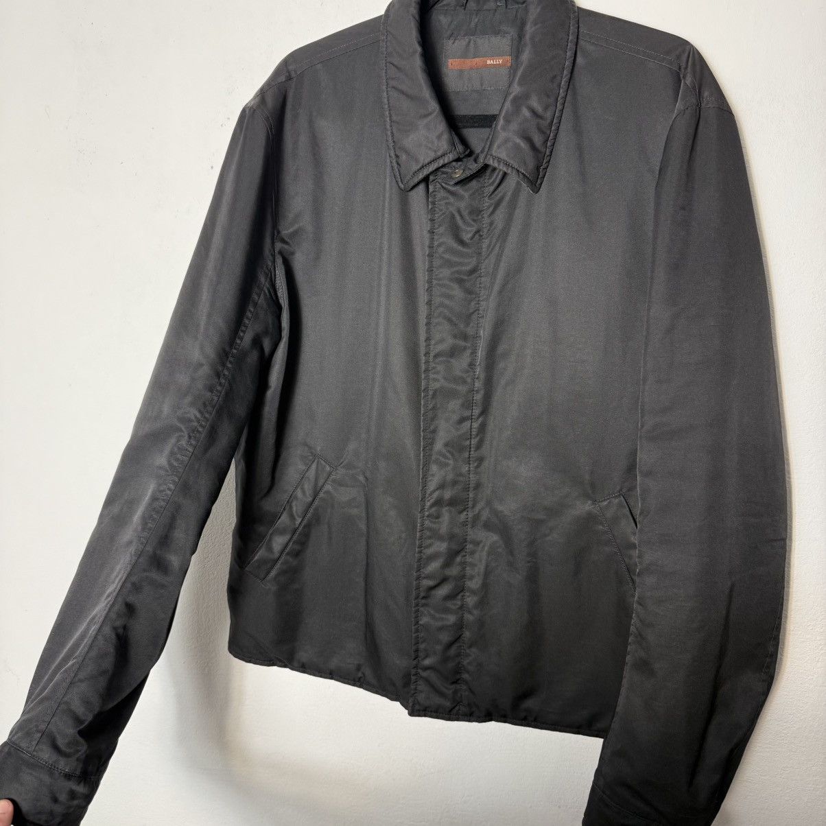 Bally Bally Vintage Mens Black Bomber Size US M / EU 48-50 / 2 - 4 Thumbnail