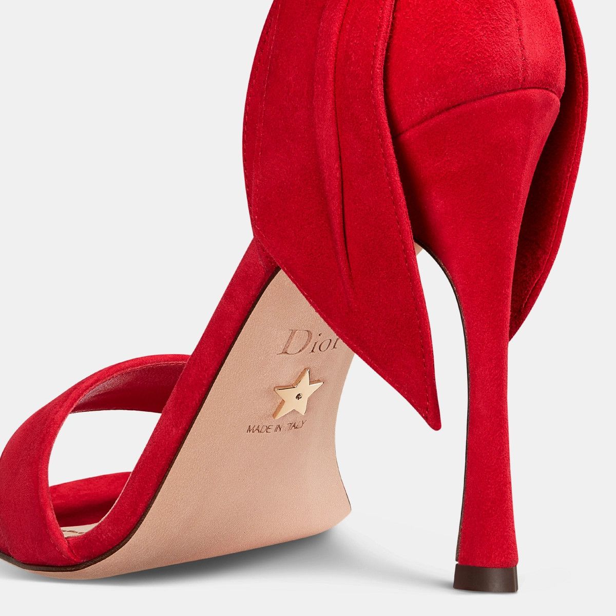 Dior o1bcso1str0225 Heeled Sandal in Red Size US 8 / IT 38 - 5 Thumbnail