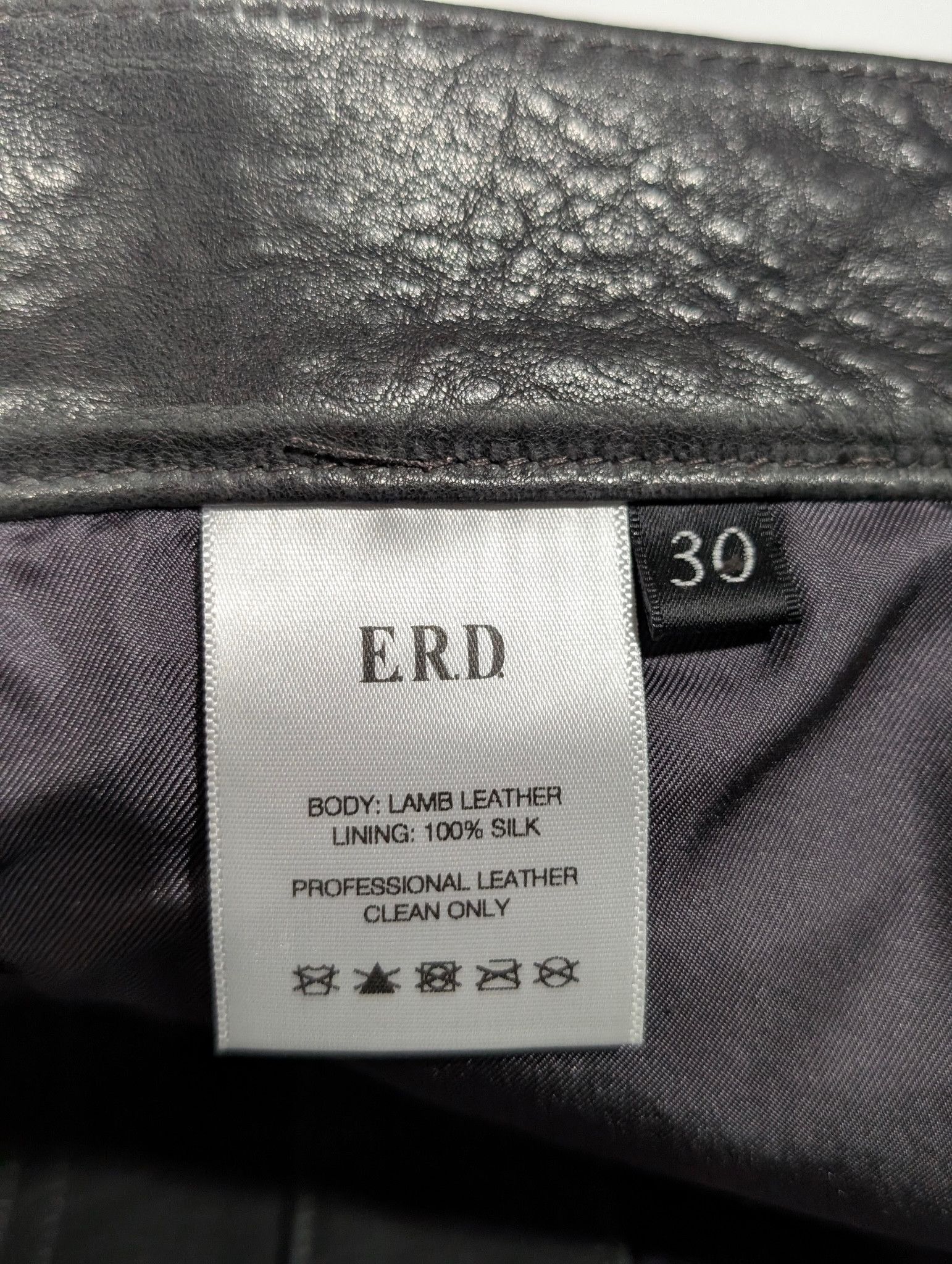 Enfants Riches Deprimes Leather Double Knee Carpenter Pants Size US 30 / EU 46 - 7 Thumbnail