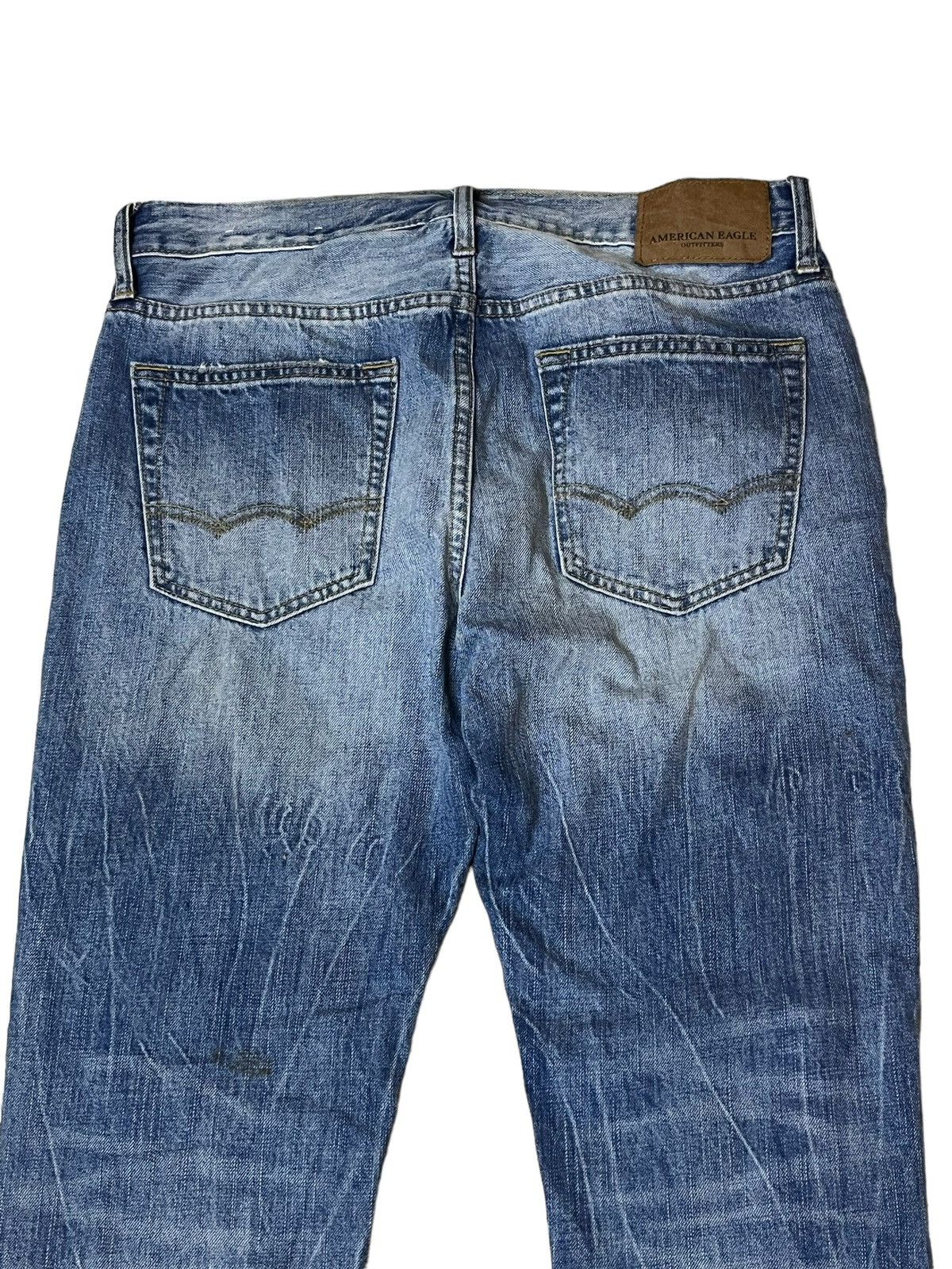 American Eagle Outfitters AMERICAN EAGLE OUTFITTERS SLIM FIT DISTRESSED STYLE DENIM Size US 33 - 6 Thumbnail
