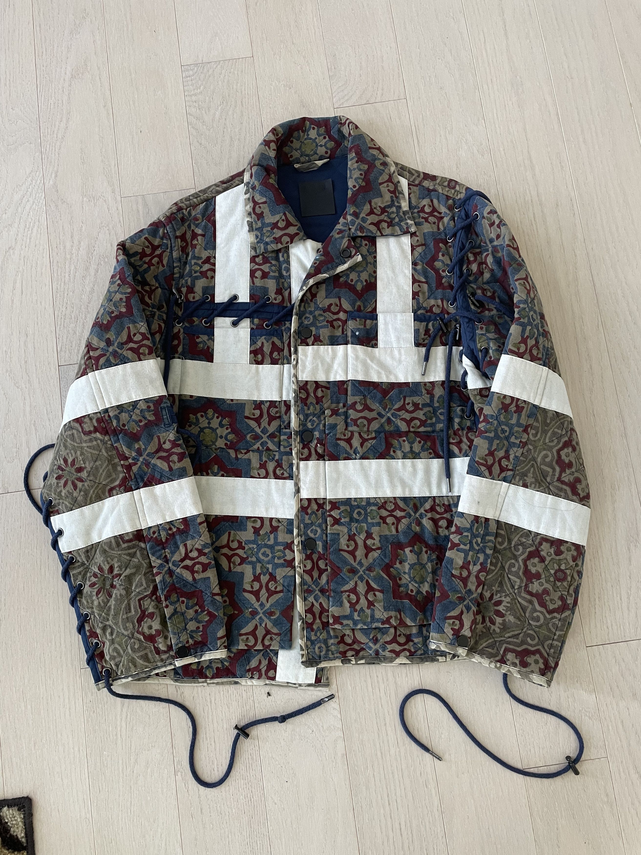 Craig Green GRAIL S/S 2017 Quilted Lace Jacket Size US M / EU 48-50 / 2 - 1 Thumbnail