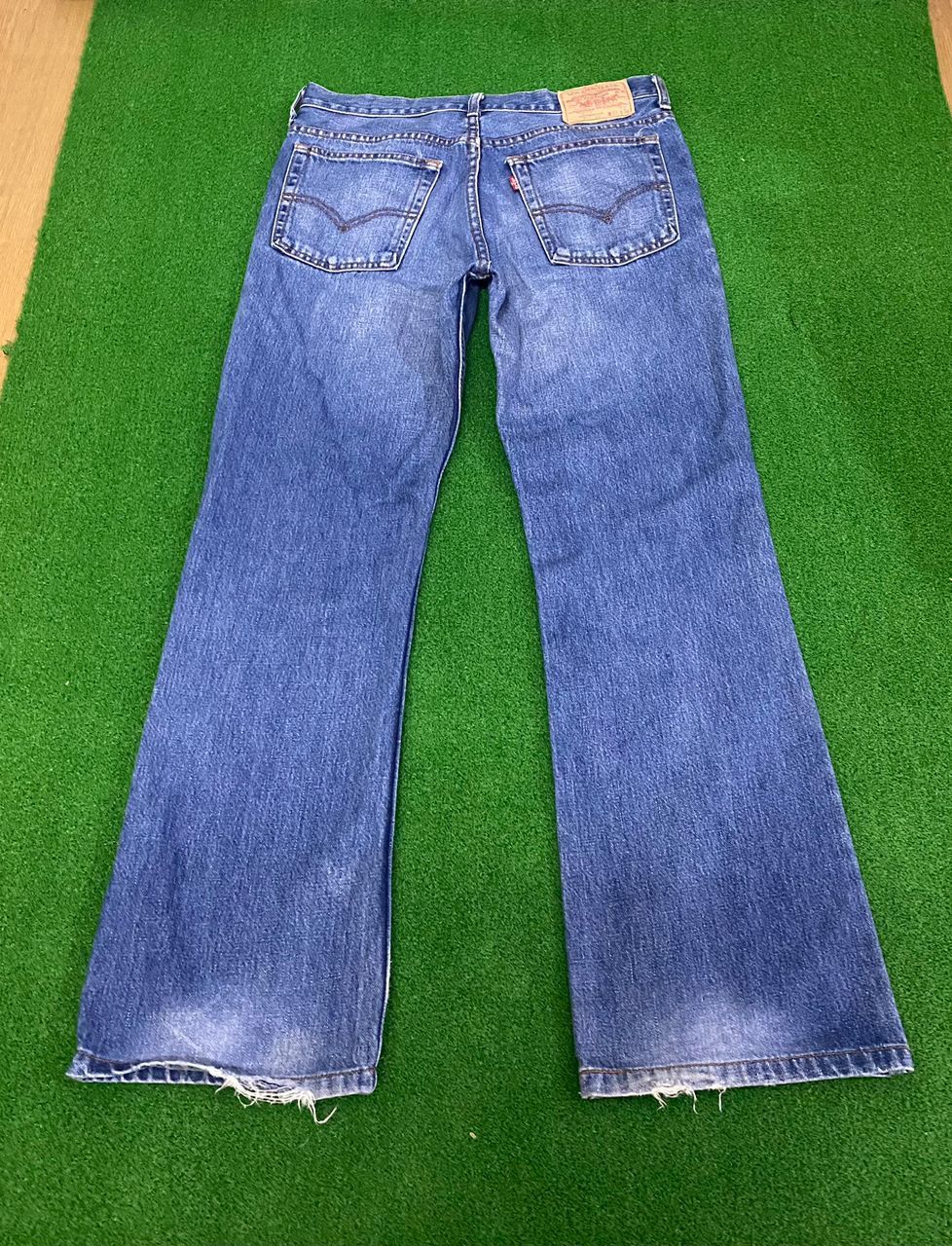 Levi's VINTAGE LEVIS 517 FLARE DENIM JEANS Size US 32 / EU 48 - 2 Thumbnail