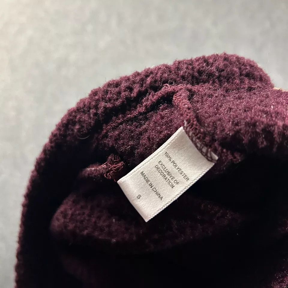 Koolaburra Koolaburra UGG Hoodie Womens Small Burgundy Sherpa Size S / US 4 / IT 40 - 8 Thumbnail