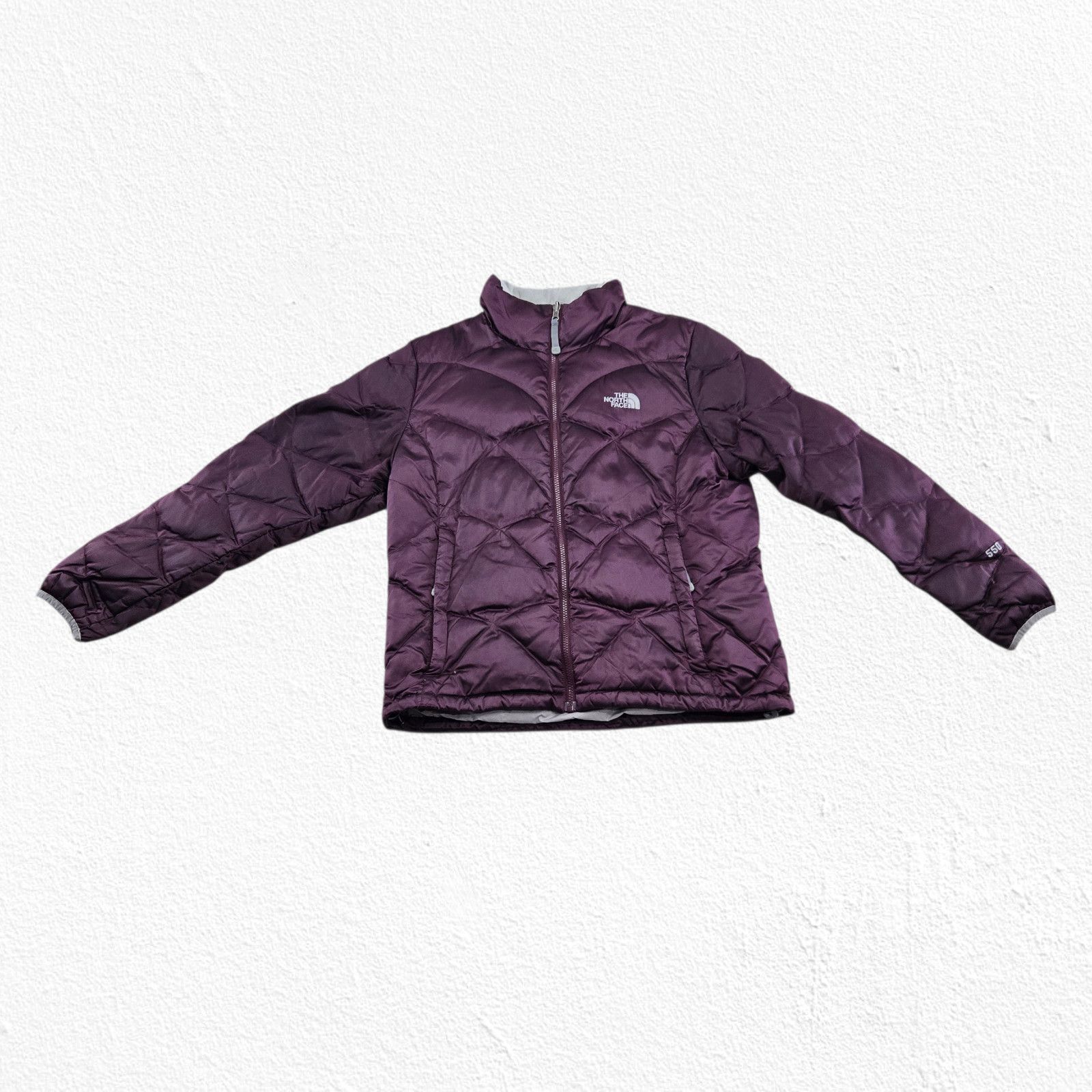 The North Face The North Face Purple 550 Down Jacket Size Large Size L / US 10 / IT 46 - 3 Thumbnail