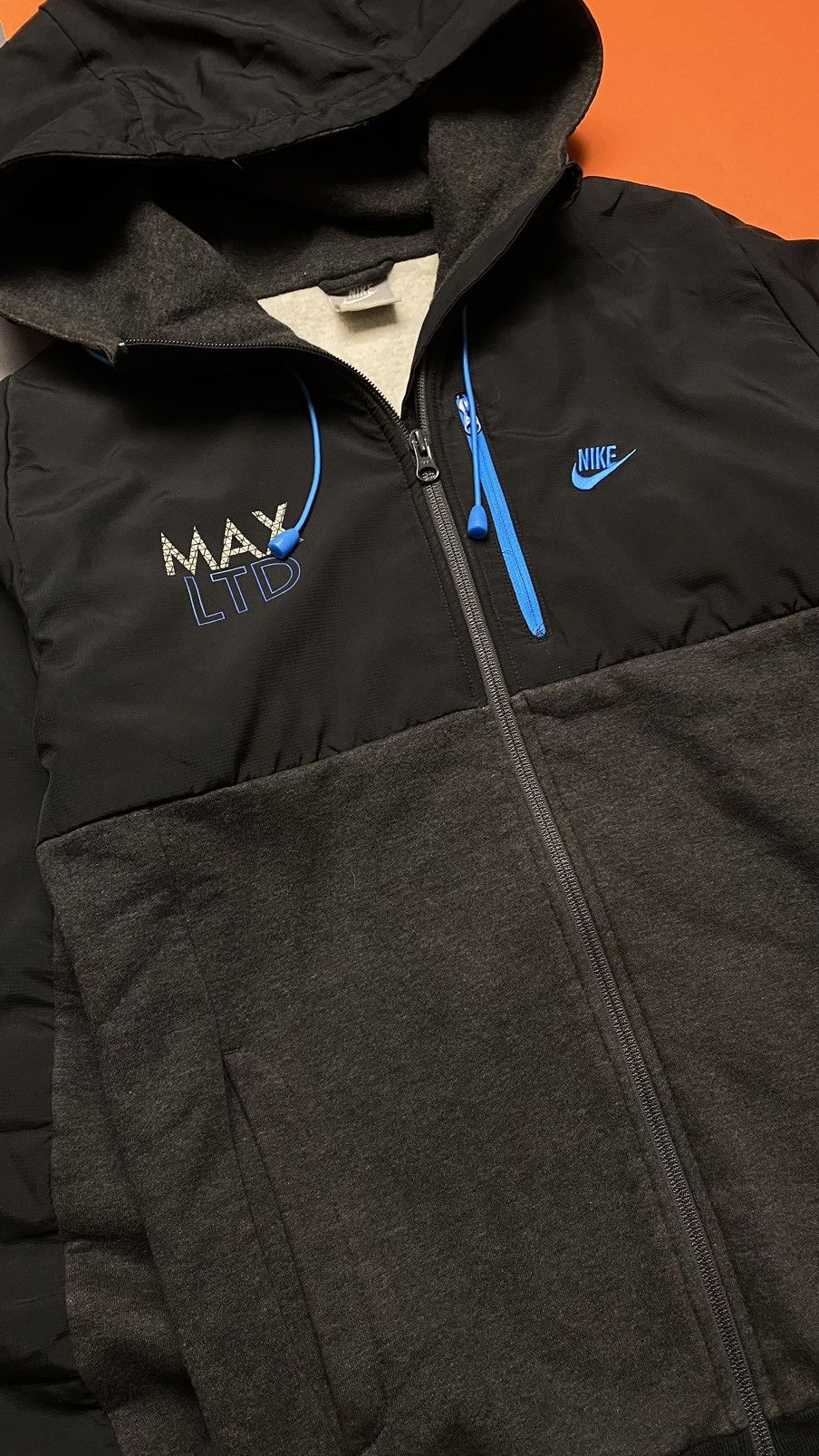 NIKE Air Max Full Zip フリースフーディ 関税＆送料込 Black Nike Air Max Full Zip Fleece Hoodie - JD Sports Global