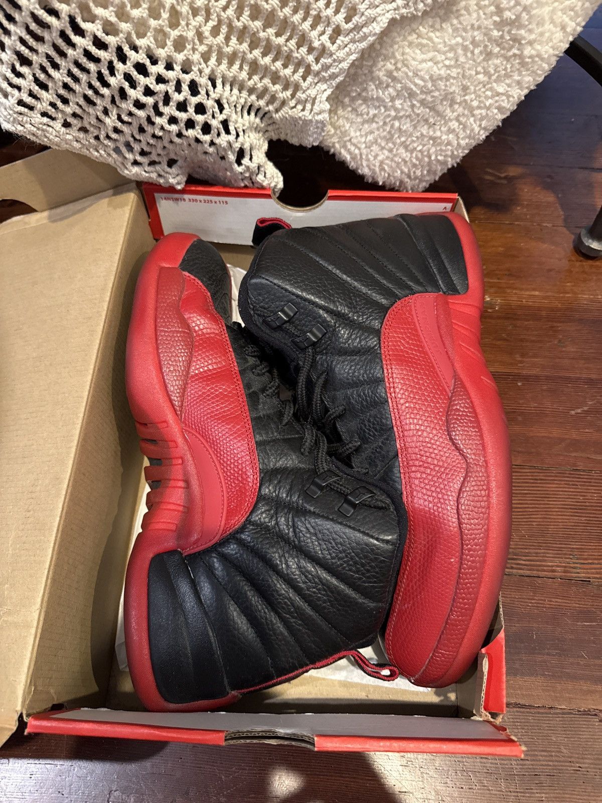 Jordan Brand Jordan 12s (Flu Game) Size US 11.5 / EU 44-45 - 6 Thumbnail