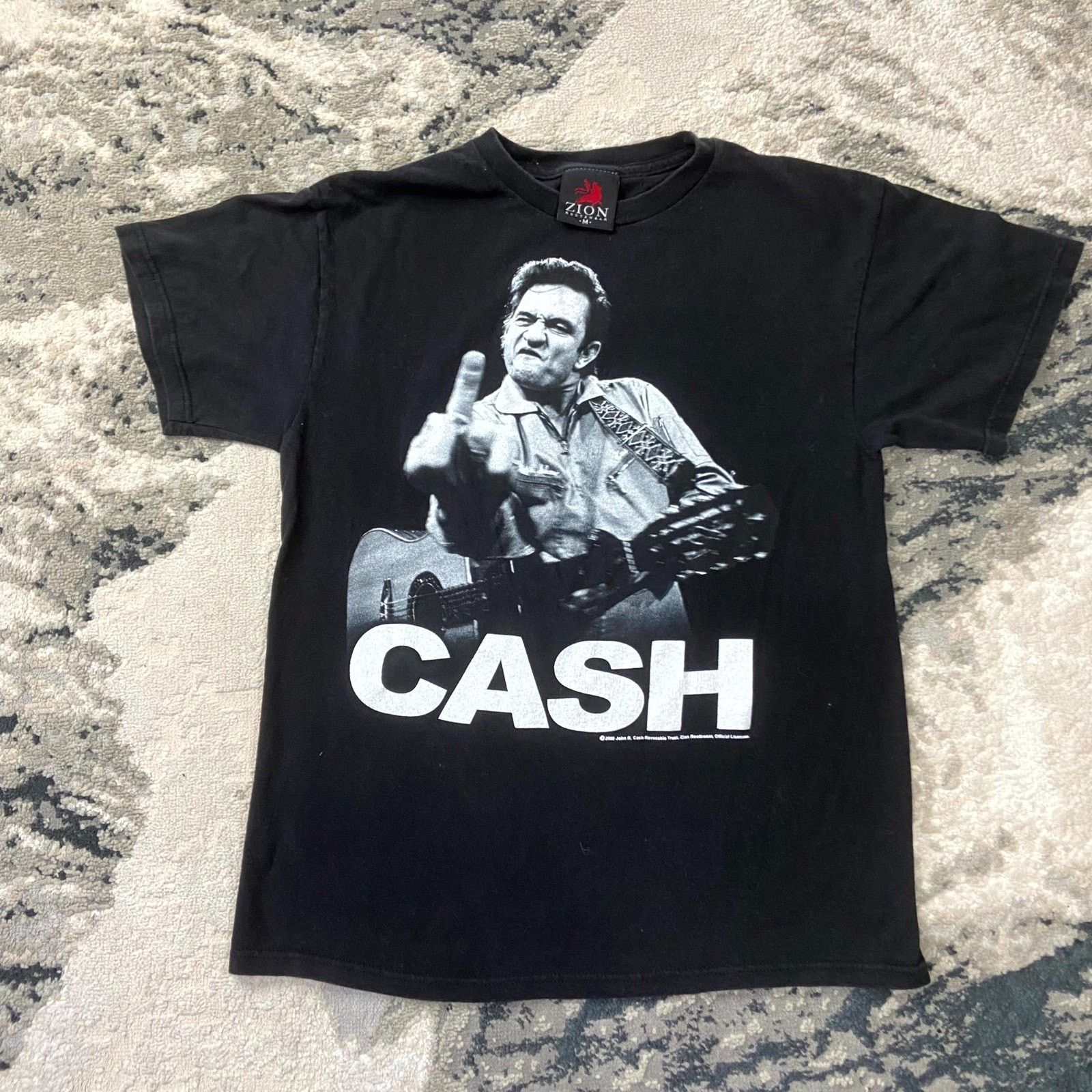 &SONS Vintage Y2K Zion Rootswear T-Shirt Men M Johnny Cash San Size US M / EU 48-50 / 2 - 1 Thumbnail
