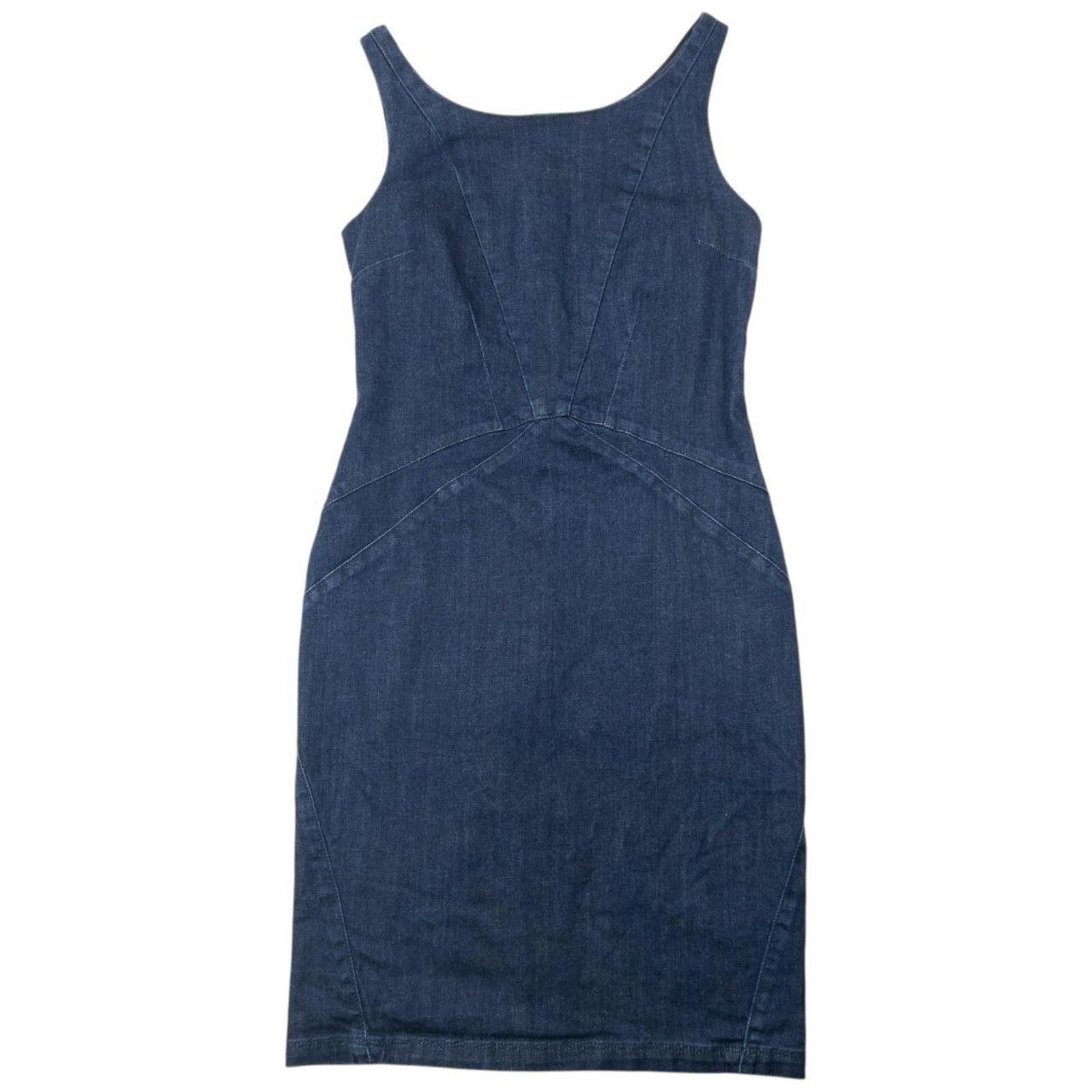 Other Vintage 2000s Armani Jeans Denim Dress Womens Size S Size S / US 4 / IT 40 - 1 Thumbnail