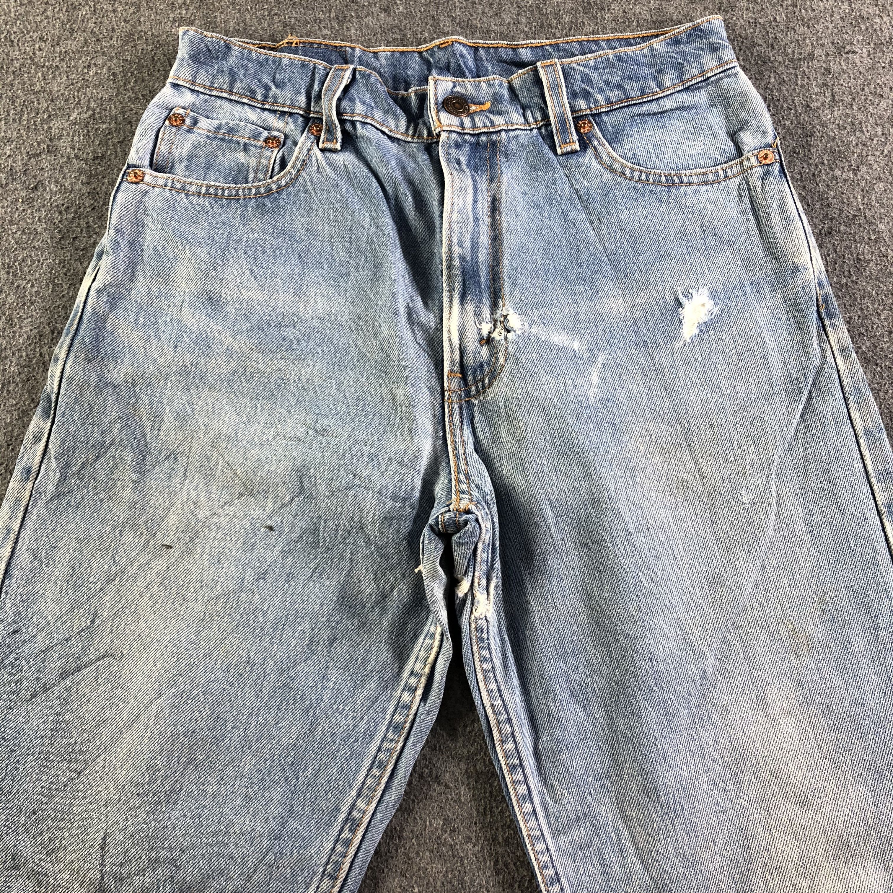 Levi's Vintage Blue Wash Levis 610 Jeans-J4019 Size US 28 / EU 44 - 3 Thumbnail
