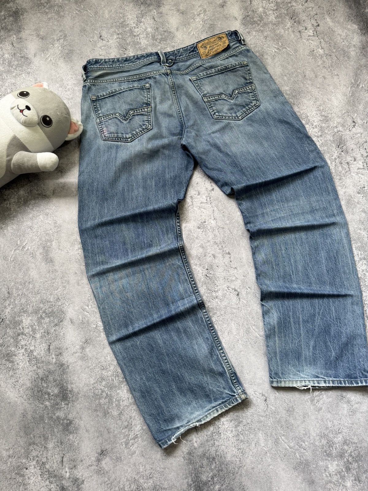 Diesel Y2K Distressed Diesel Jeans Baggy Size US 36 / EU 52 - 2 Thumbnail