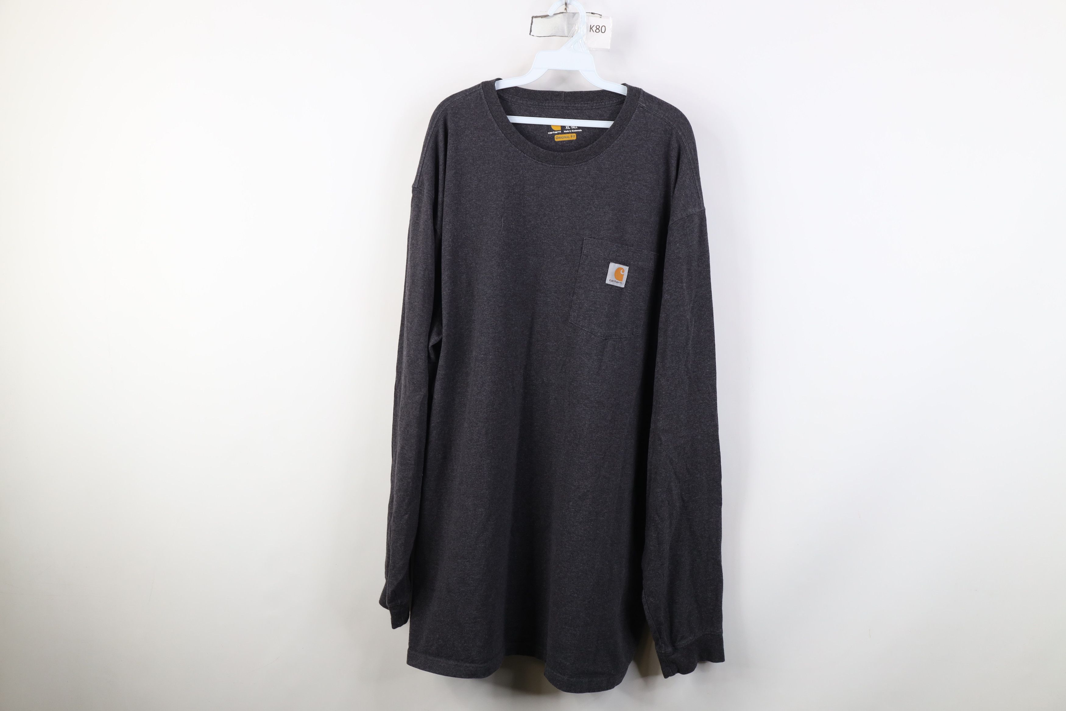 Carhartt Vintage Y2K Carhartt Heavyweight Long Sleeve Pocket T-Shirt Size US XL / EU 56 / 4 - 1 Thumbnail
