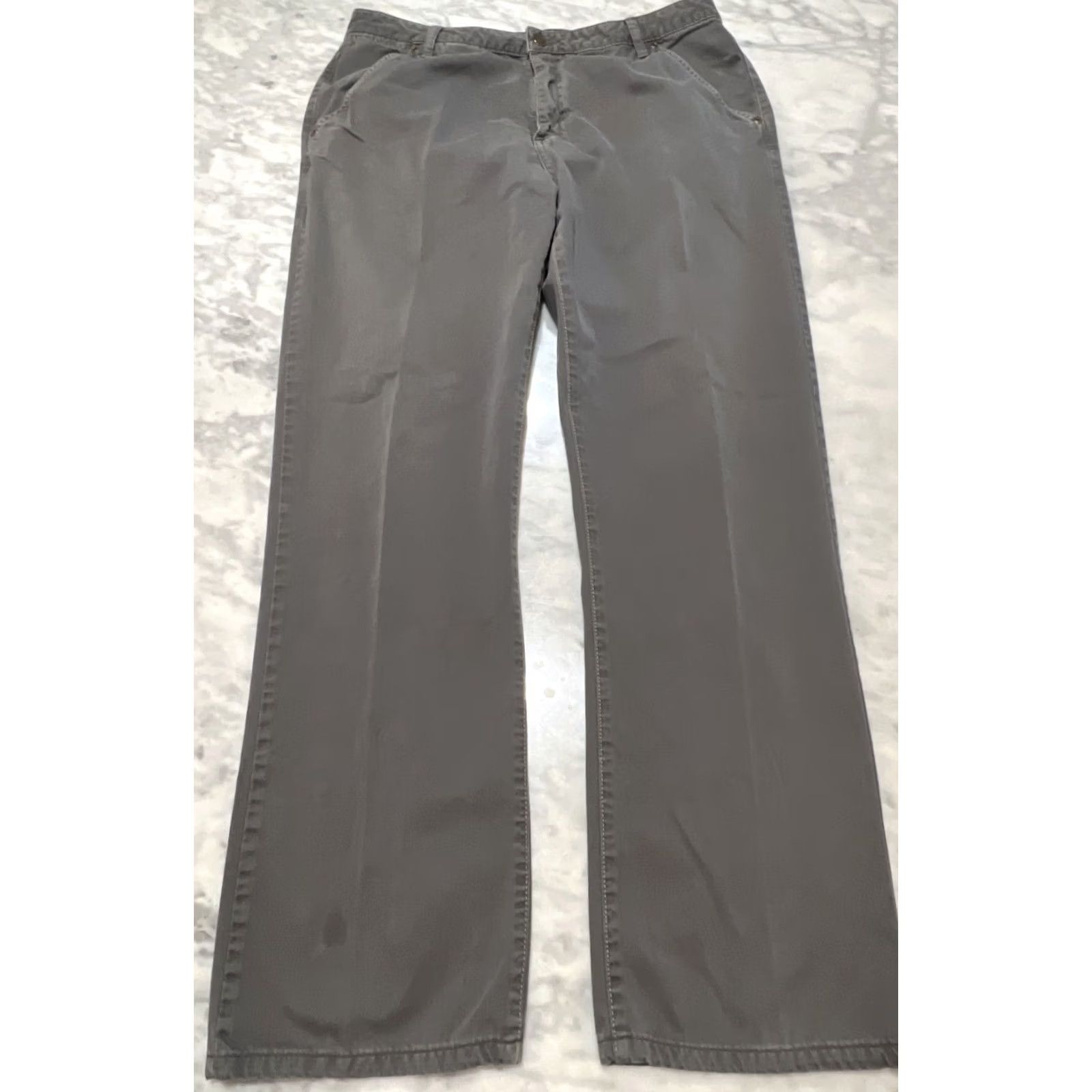 The Territory Ahead Territory Ahead Pants Mens 36x32 Gray Cotton Belt Loops Pockets Shirt? Size US 36 / EU 52 - 2 Thumbnail