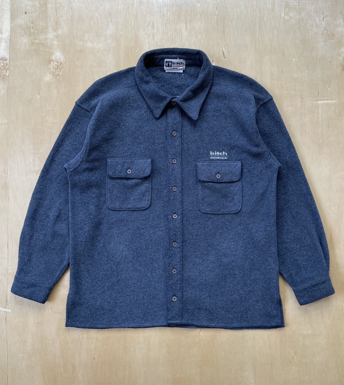 Other Bitch Skateboard Fleece Button Up (X68) Size US L / EU 52-54 / 3 - 2 Thumbnail