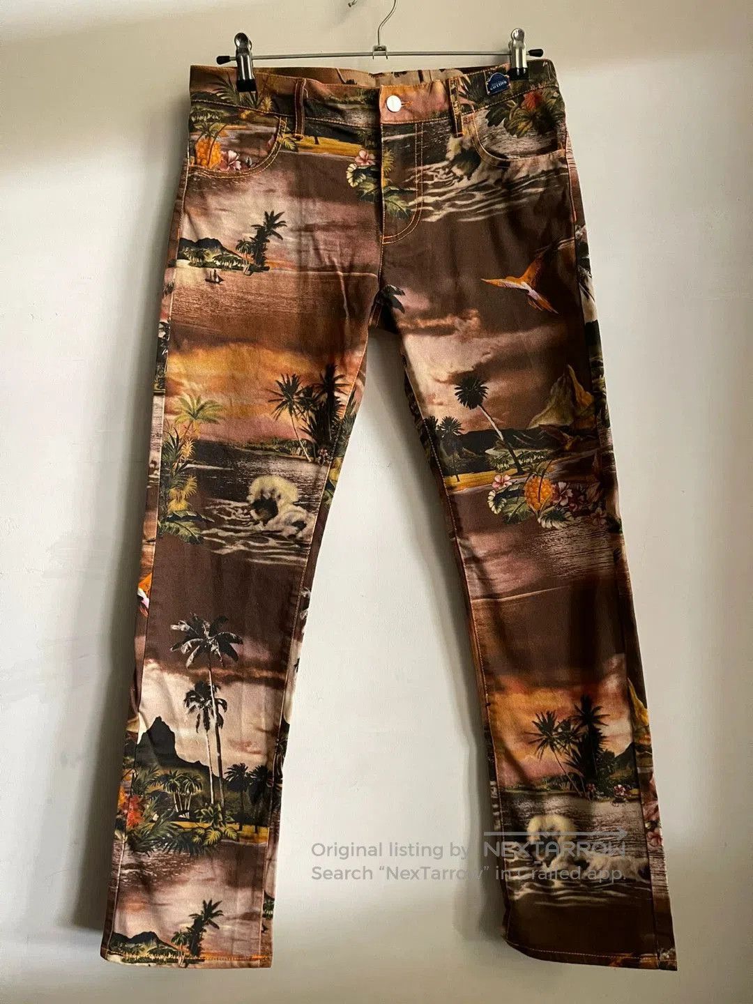 Jean Paul Gaultier Jean Paul Gaultier 12ss Beach Print Jeans. Size US 30 / EU 46 - 2 Thumbnail