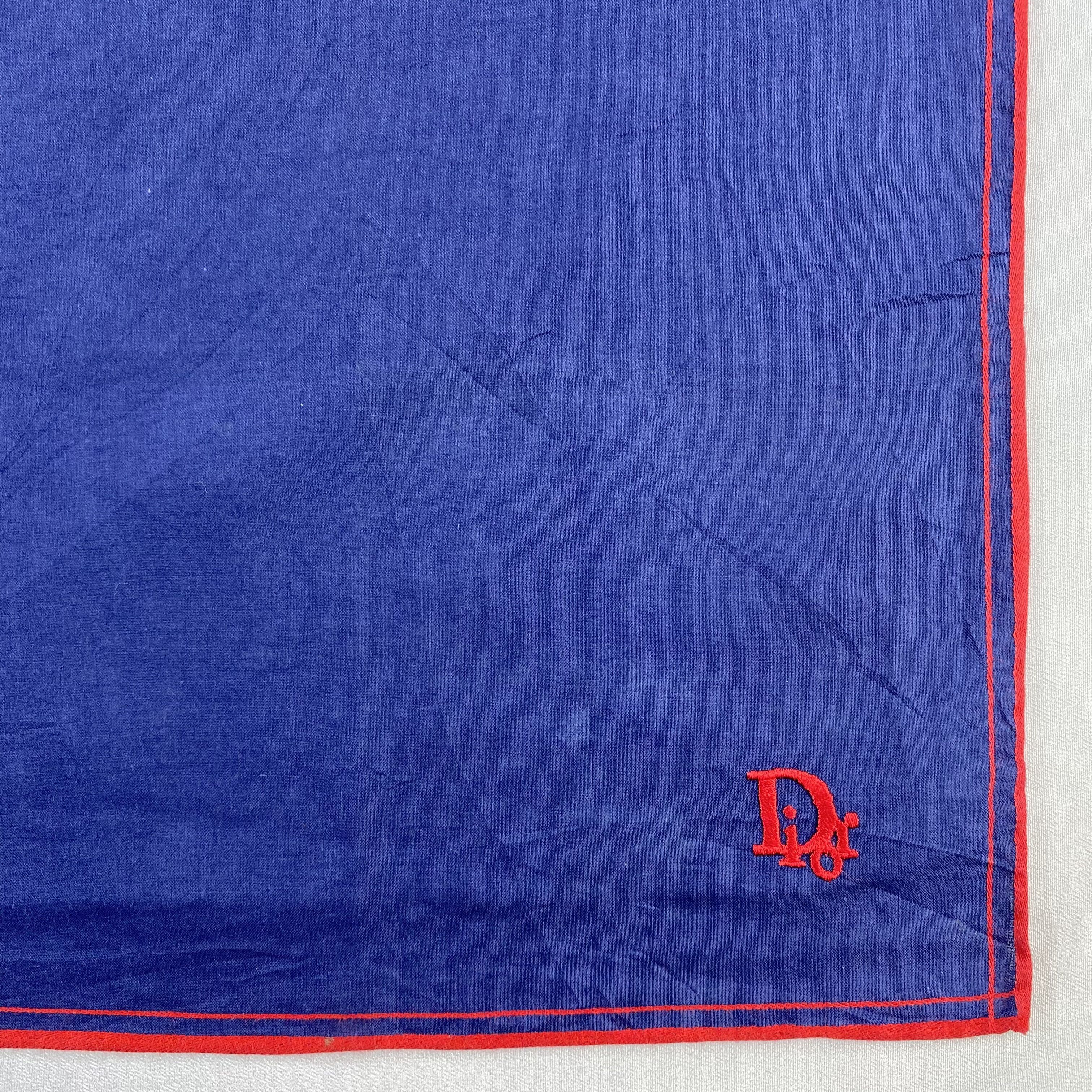 Vintage Dior Bandana/ Handkerchief / Neckerchief-P977 Size ONE SIZE - 3 Thumbnail