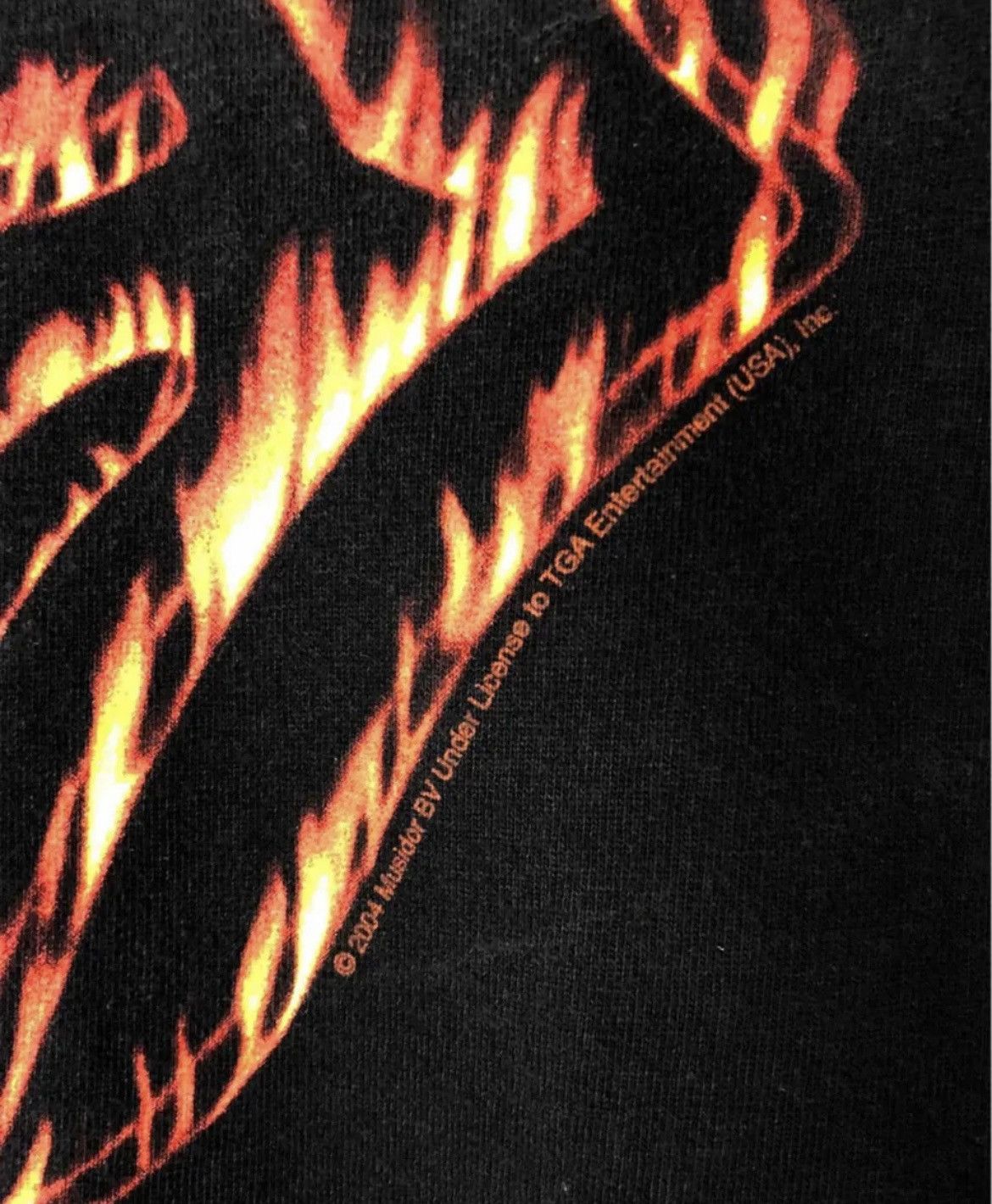 Vintage Vintage Rolling stones 2004 tongue flames print official Xxl Size US XXL / EU 58 / 5 - 7 Thumbnail