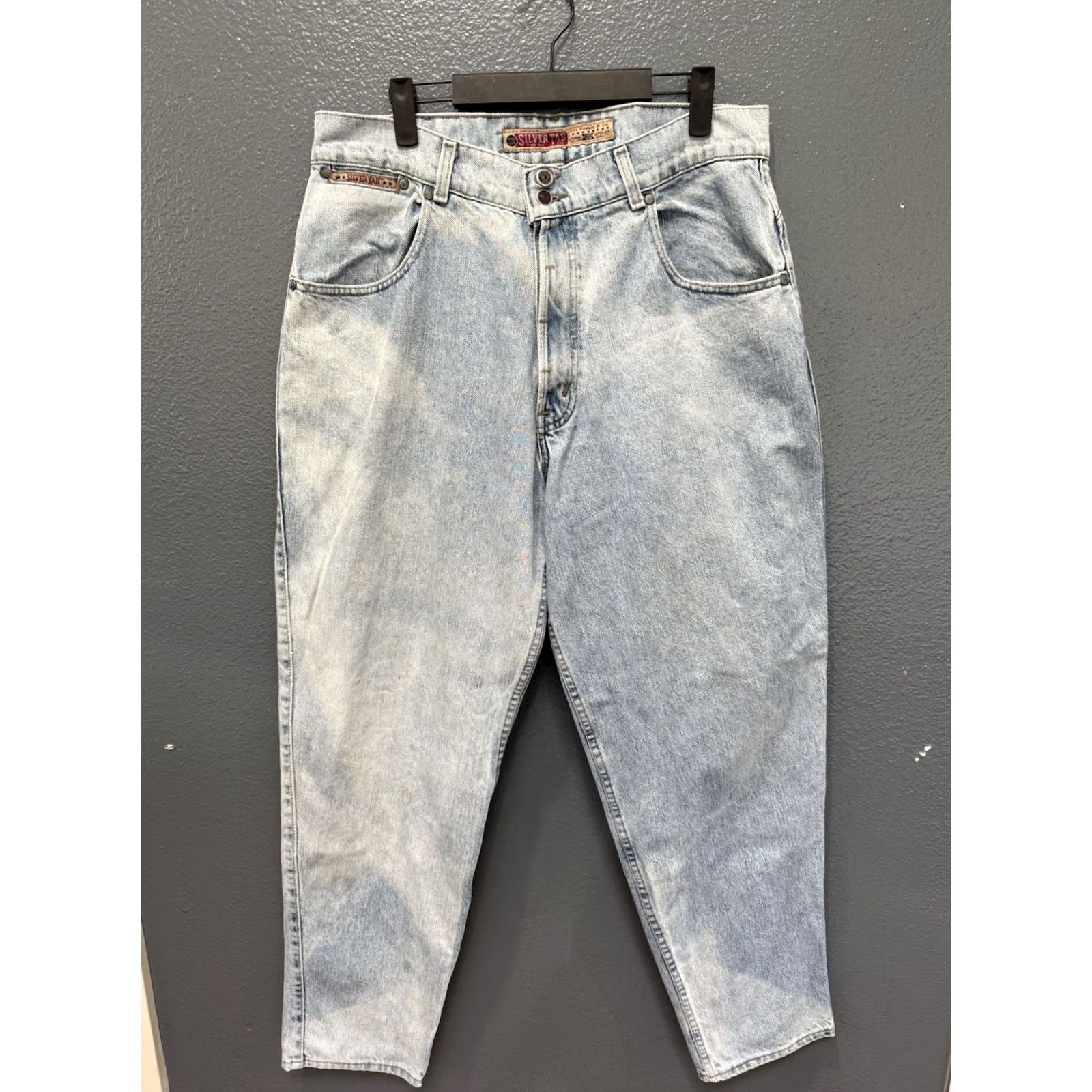 Levi's VINTAGE Levi’s Silver Tab Baggy Blue Jean Pants 38/32 USA Made Men's Size US 38 / EU 54 - 4 Thumbnail