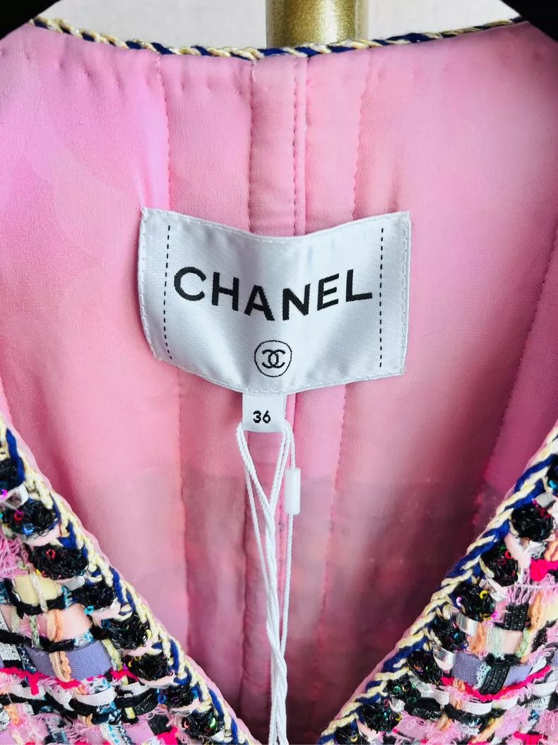 Chanel Chanel Colorful woven coat Size XS / US 0-2 / IT 36-38 - 2 Thumbnail