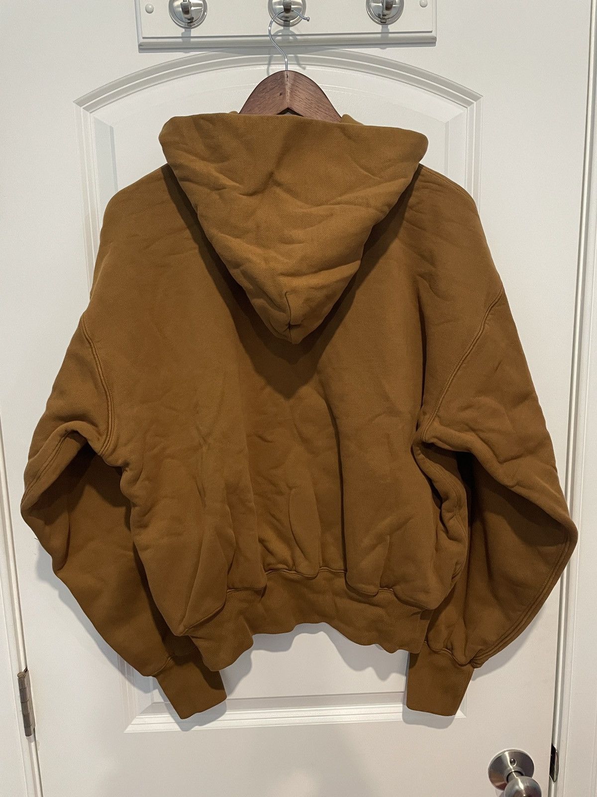 Balenciaga × Gap × Kanye West Yeezy Gap Perfect Hoodie Light Brown Size Medium Size US M / EU 48-50 / 2 - 2 Thumbnail