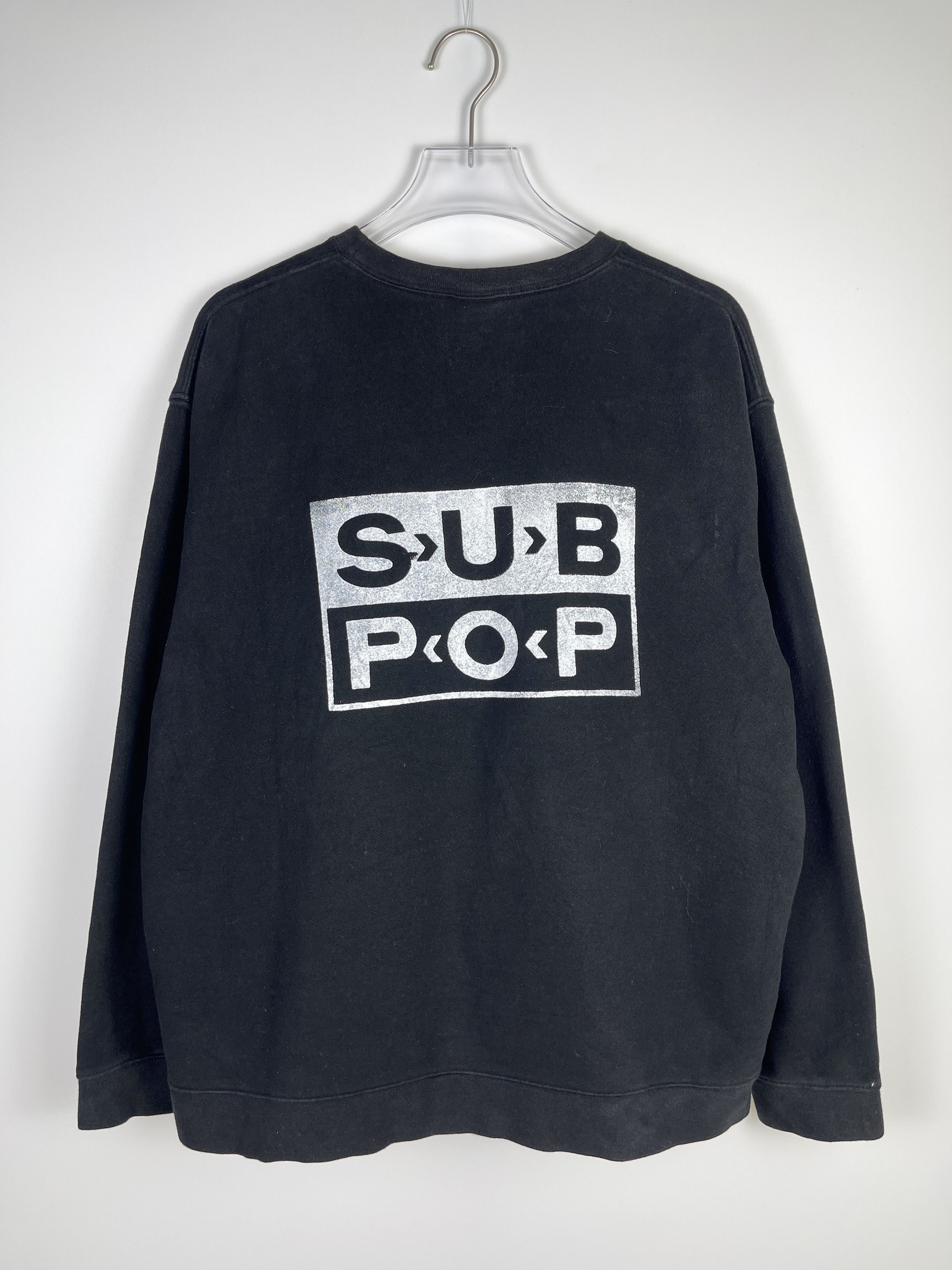 Band Tees R.I.P Kurt SUB POP Black Sweatshirt Size US L / EU 52-54 / 3 - 3 Thumbnail