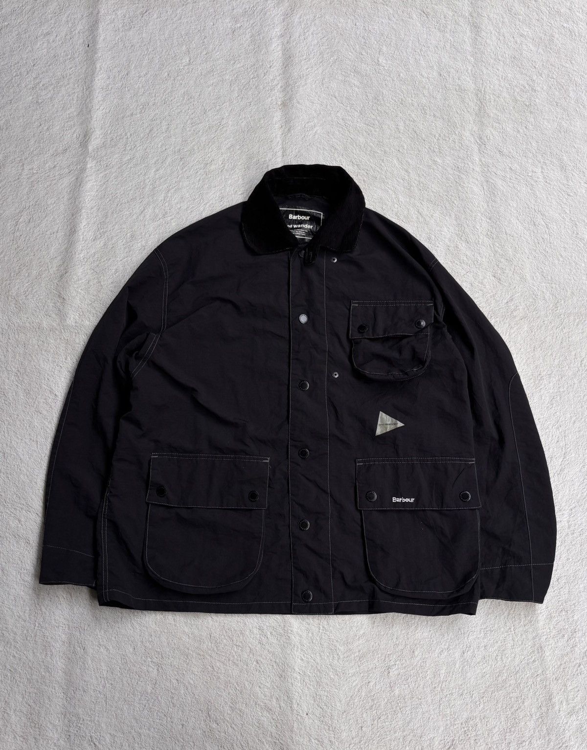 And Wander × Barbour Barbour x and wander pivot jacket black | Grailed