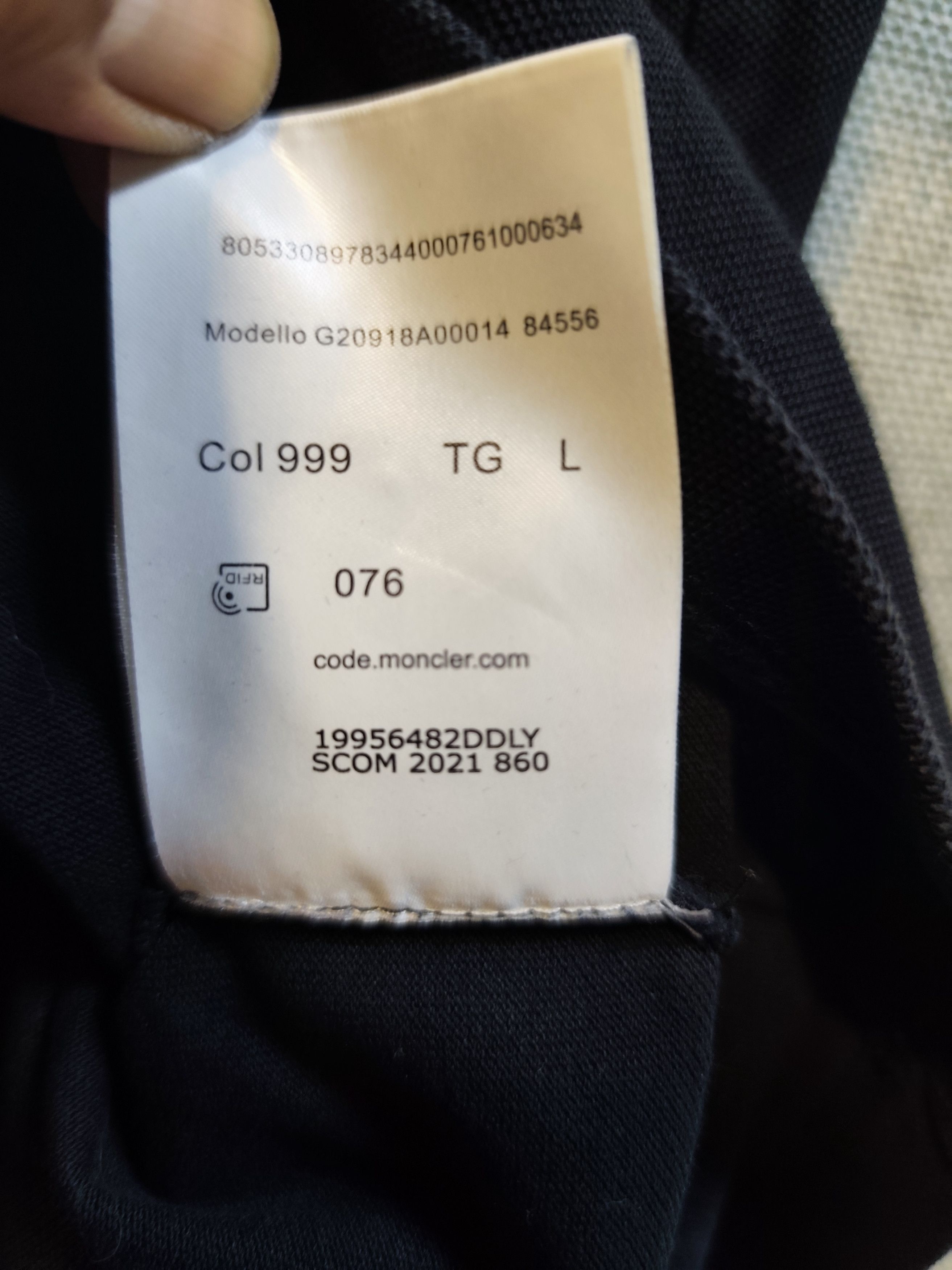 Moncler Moncler Polo Shirt Size US M / EU 48-50 / 2 - 14 Thumbnail
