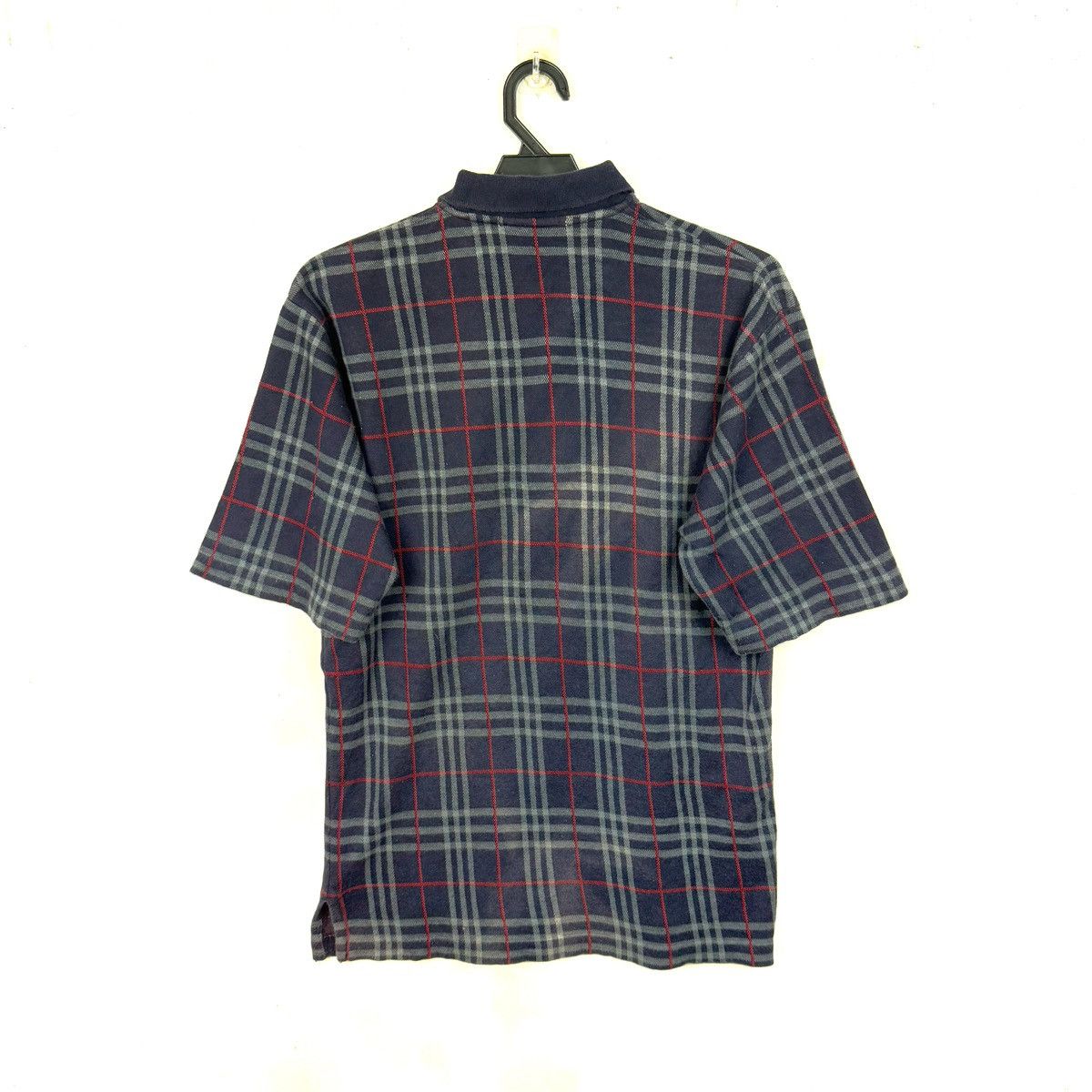 Burberry × Vintage Vintage 90s Burberrys Nova Check Polo Shirts Size US M / EU 48-50 / 2 - 7 Thumbnail