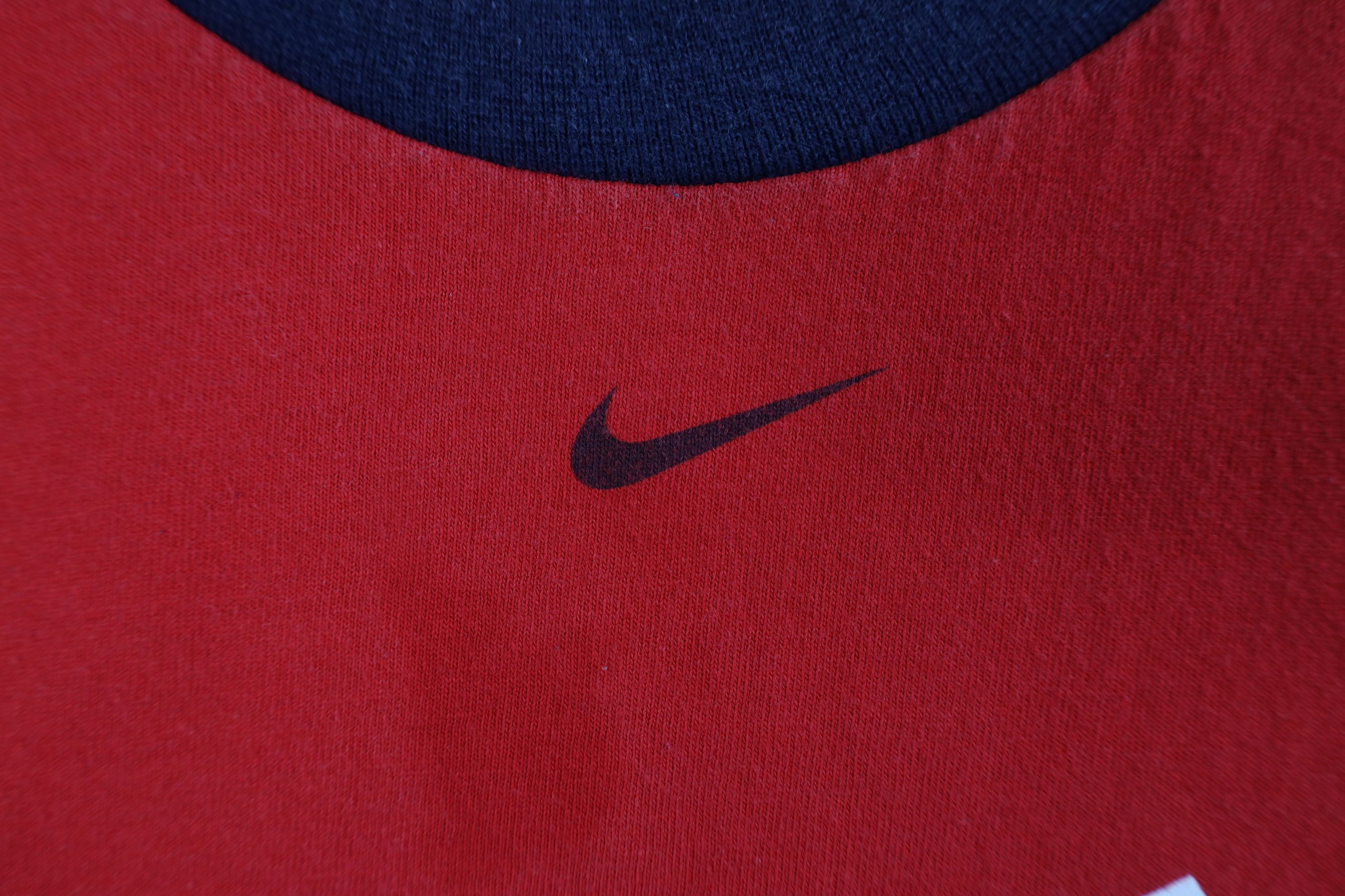 Nike Vintage Nike Travis Scott Swoosh Cleveland Indians T-Shirt Size US XL / EU 56 / 4 - 5 Thumbnail