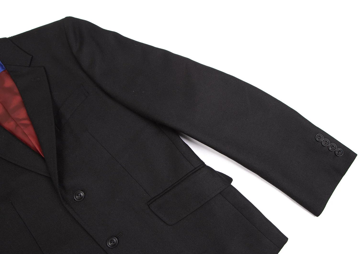 Junya Watanabe Black Mixed Material Switch Jacket, Size S Size US S / EU 44-46 / 1 - 10 Thumbnail