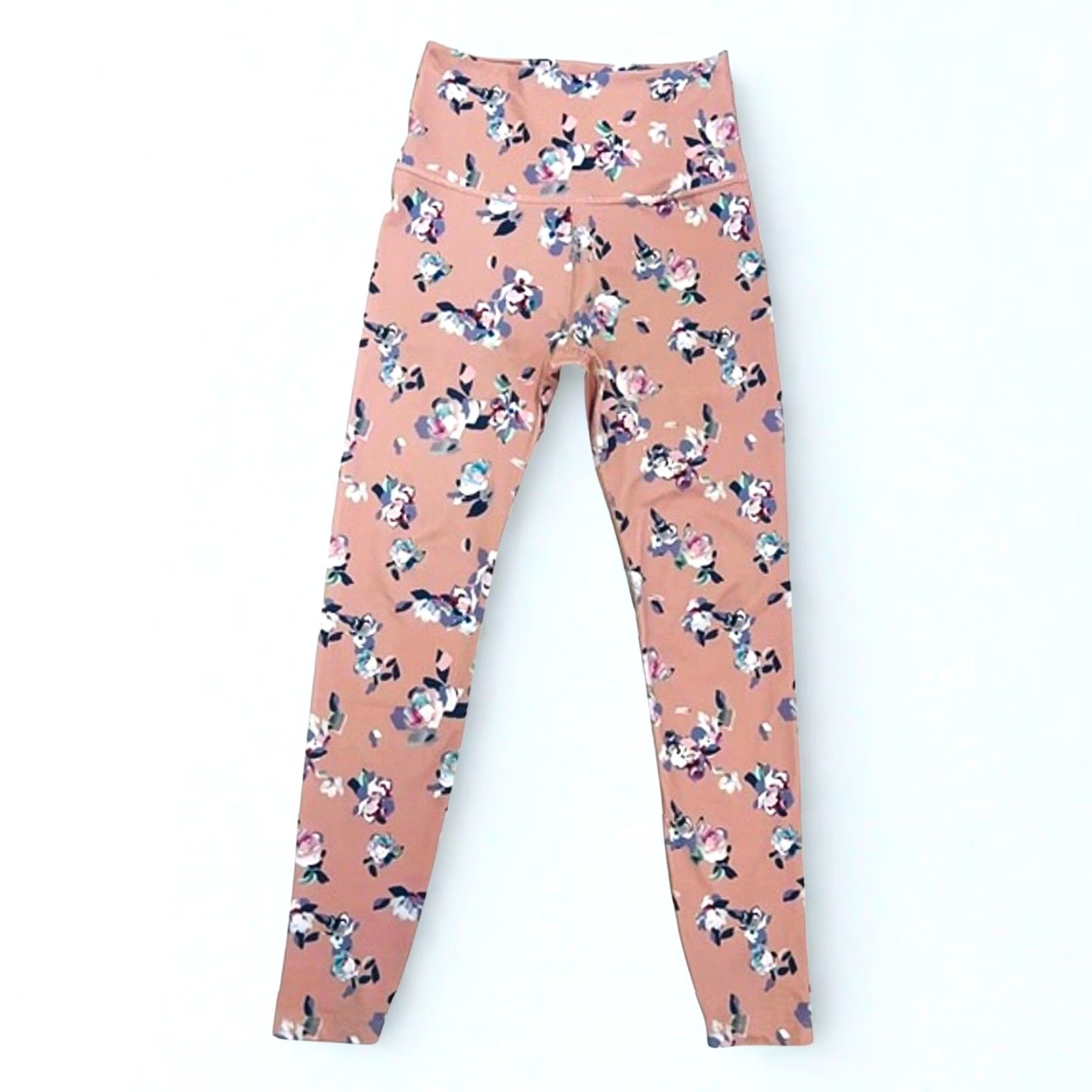 Beyond Yoga Beyond Yoga Olympus High Rise Legging Impressionist Floral Blush L Women Fitness Activewear Size 36" / US 14 / IT 50 - 6 Thumbnail