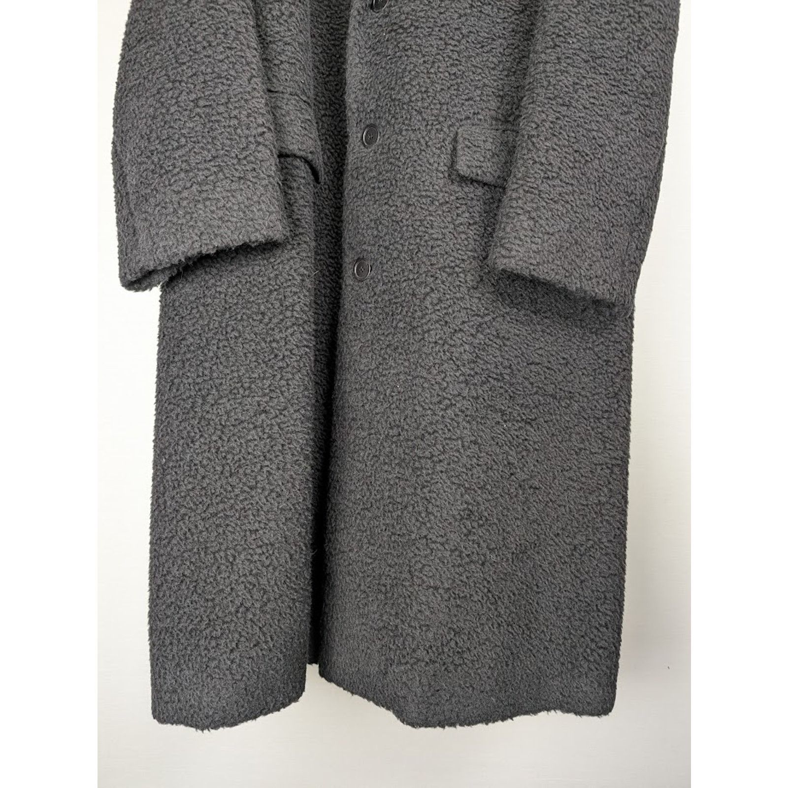 Balenciaga o1rshd1 Boxy Coat Fur in Black Size US XS / EU 42 / 0 - 4 Thumbnail