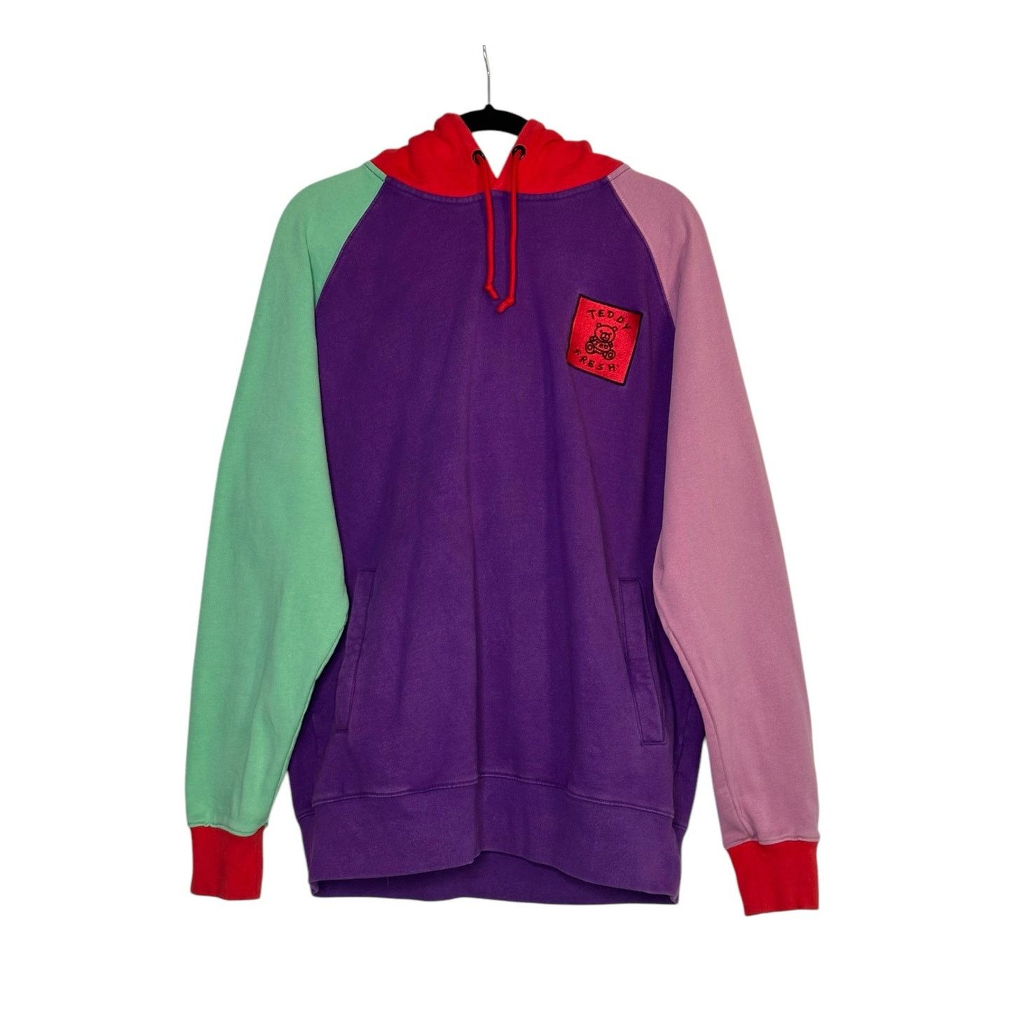 Teddy Fresh Teddy Fresh Colorful Colorblock Hoodie Sweatshirt size Large Size US L / EU 52-54 / 3 - 1 Thumbnail