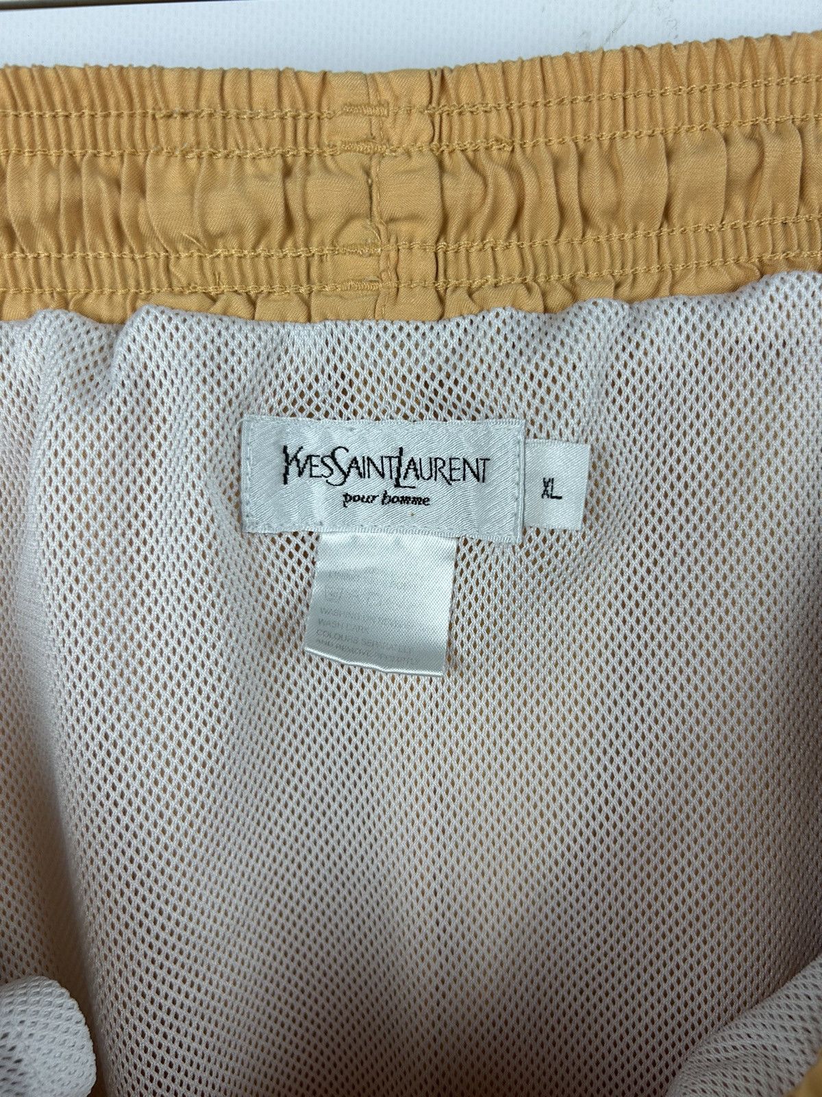 Yves Saint Laurent Vintage Yves Saint Laurent Swim Shorts Men’s Size XL Yellow Size US 36 / EU 52 - 10 Thumbnail