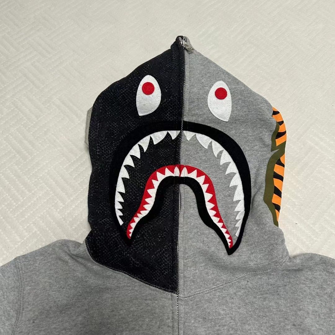 Bape COLOR CAMO SHARK FULL ZIP HOODIE Size US M / EU 48-50 / 2 - 2 Thumbnail