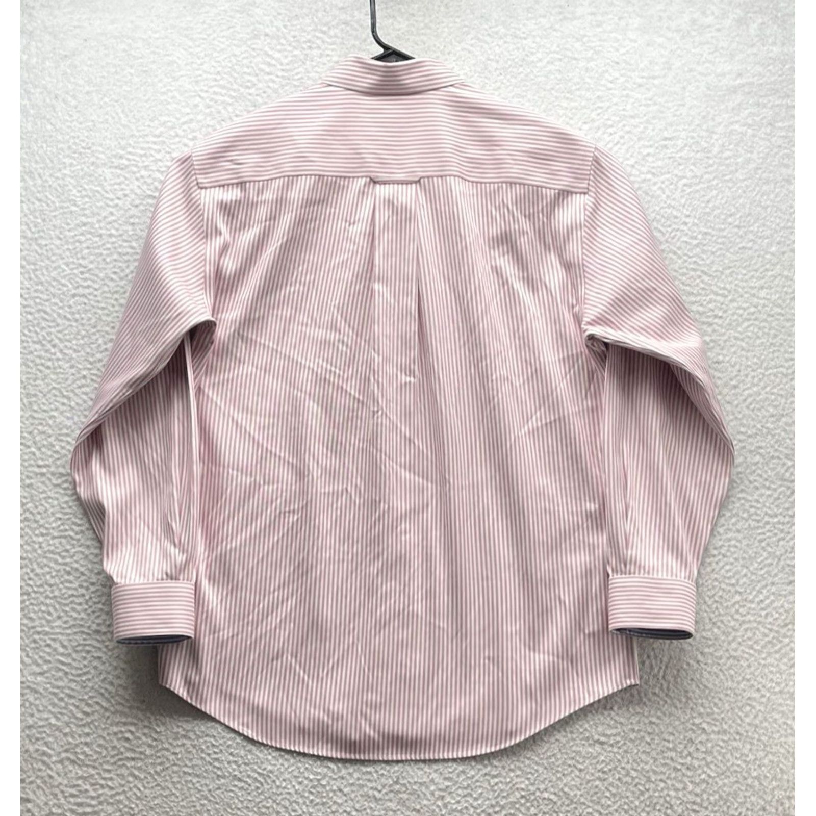 Orvis Orvis Button-Up Shirt Mens M Pink White Striped Wrinkle Free Button-Down Casual Business Size US M / EU 48-50 / 2 - 6 Thumbnail