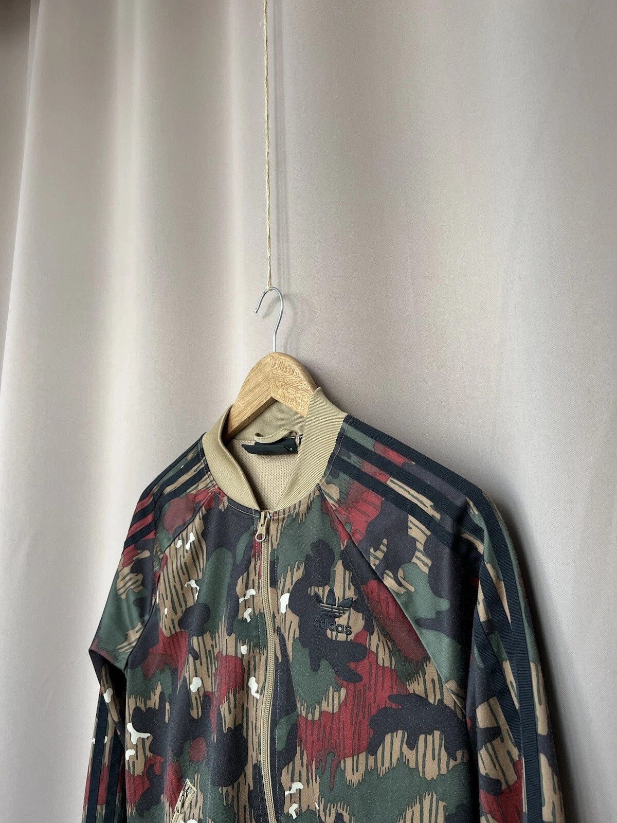 Adidas Adidas Pharrell Williams Track Jacket Camo Full Zip Mens S Size US S / EU 44-46 / 1 - 4 Thumbnail