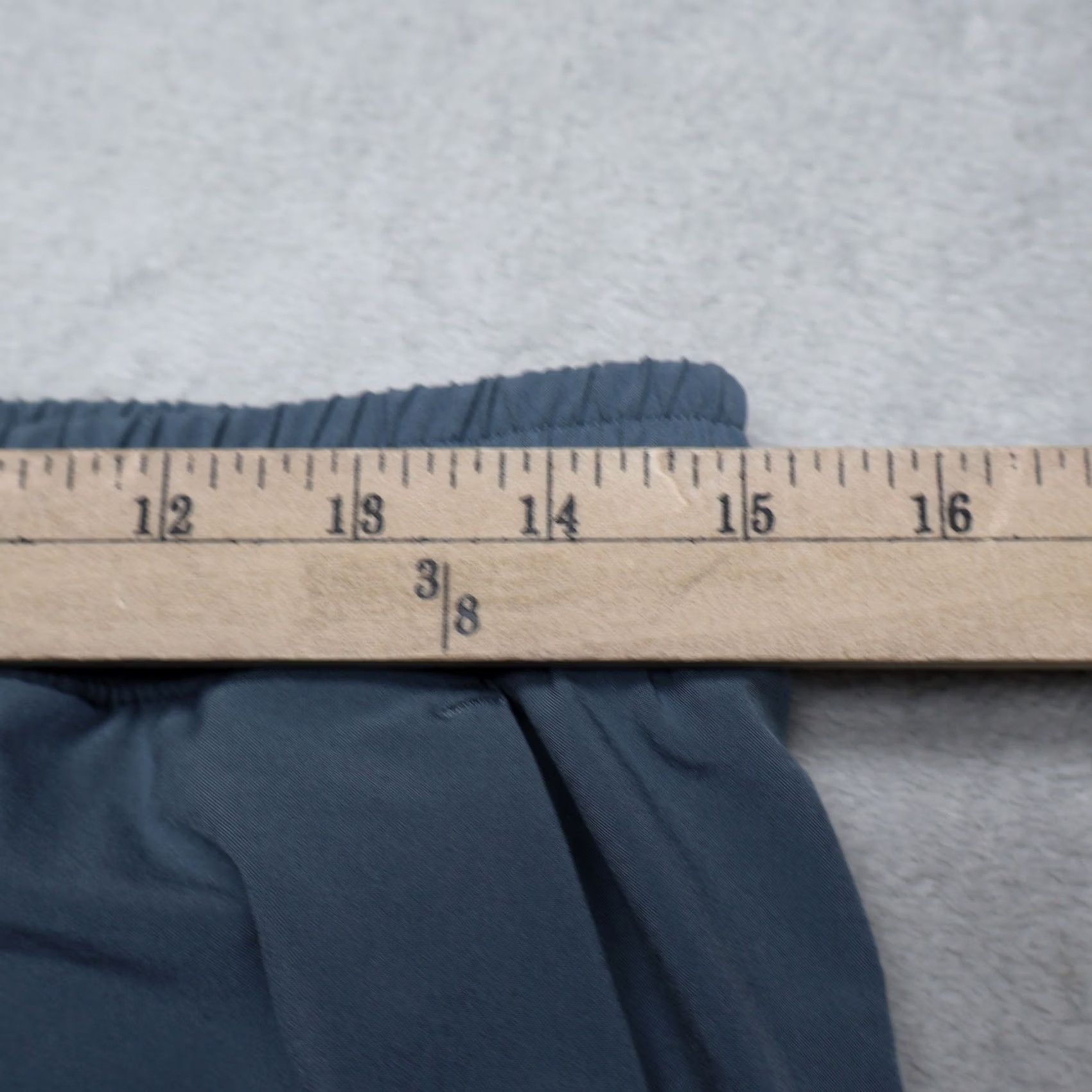 Lululemon Lululemon Short Mens Large Blue Pace Breaker Lined Drawstring Training Gym 9" Shorts Athletic Pockets Elastic Waist Run Size US 33 - 5 Thumbnail