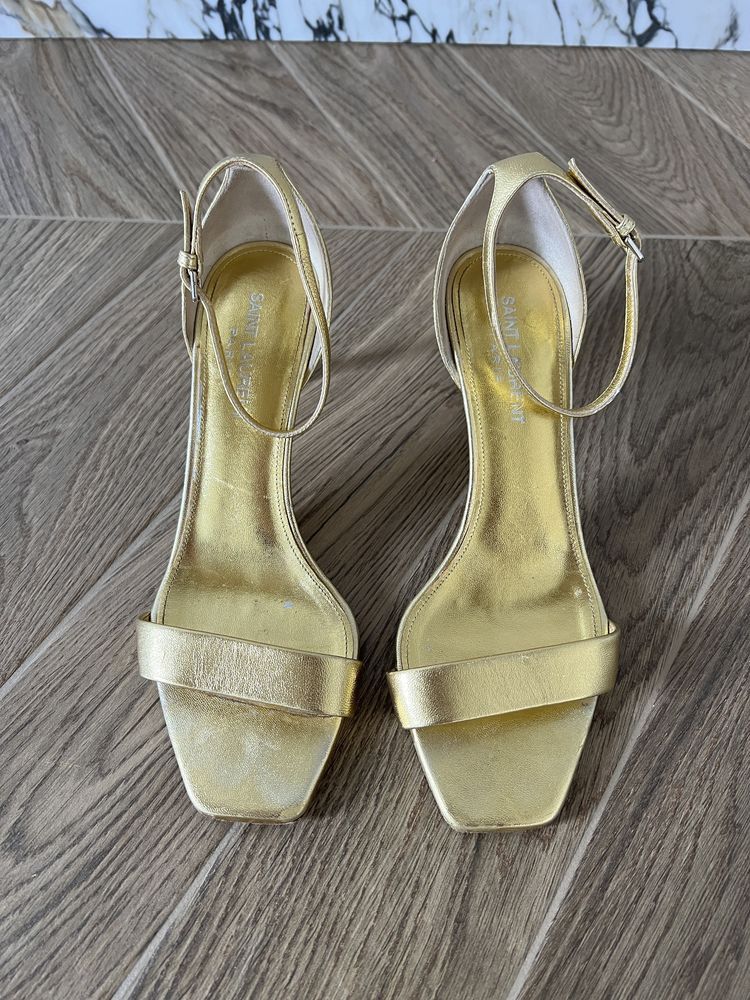 Saint Laurent Paris Saint Laurent Amber Heels Size US 7 / IT 37 - 4 Thumbnail