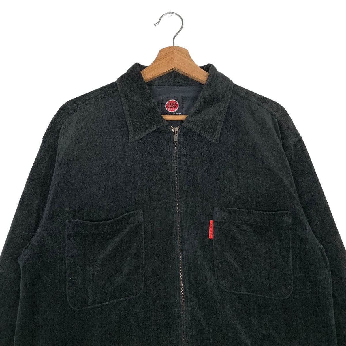 Japanese Brand LUCKY STRIKE Collared Velvet Jacket #0238-C11 Size US M / EU 48-50 / 2 - 3 Thumbnail